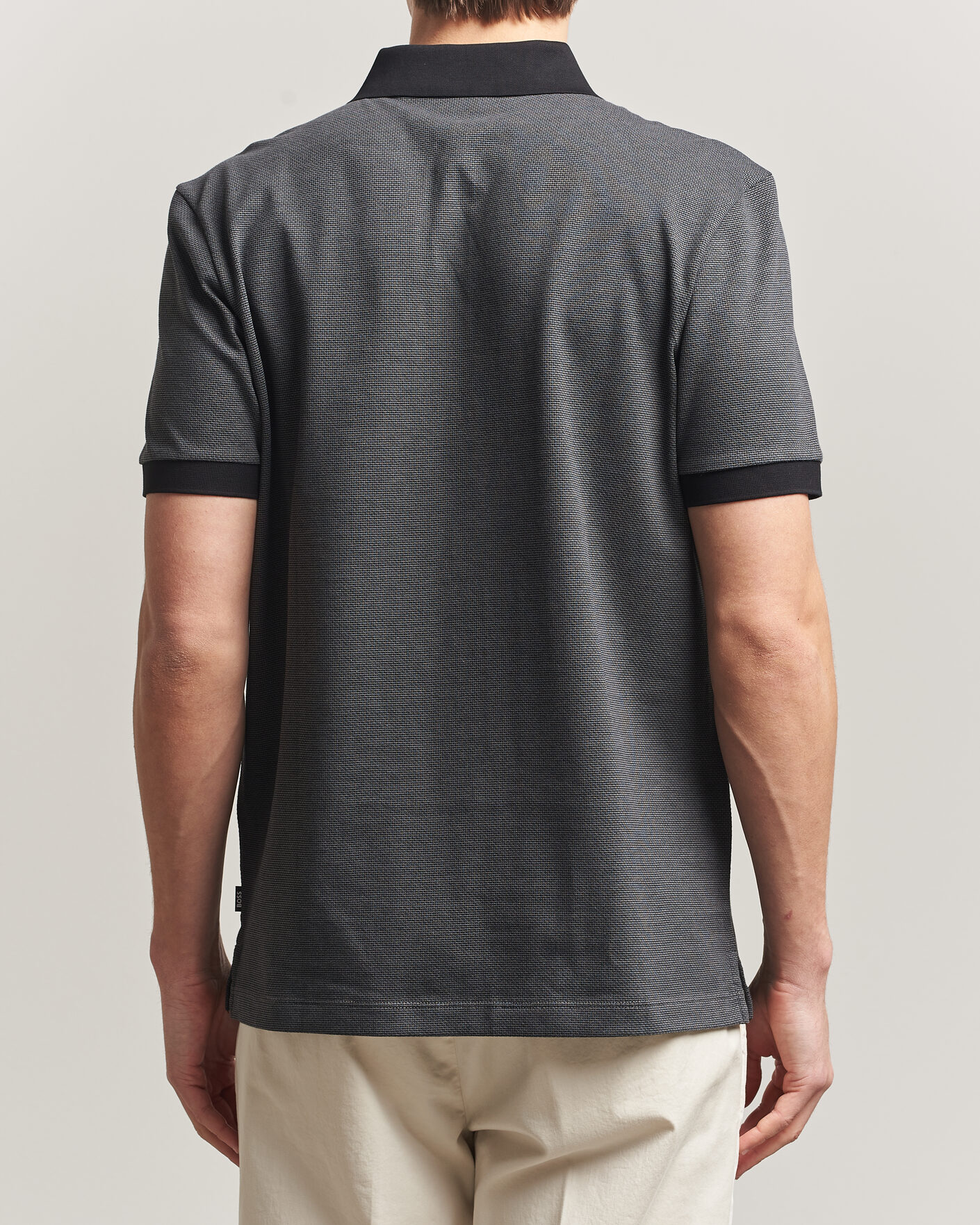 Men | Polo Shirts | BOSS BLACK | Parlay Jersey Polo Black