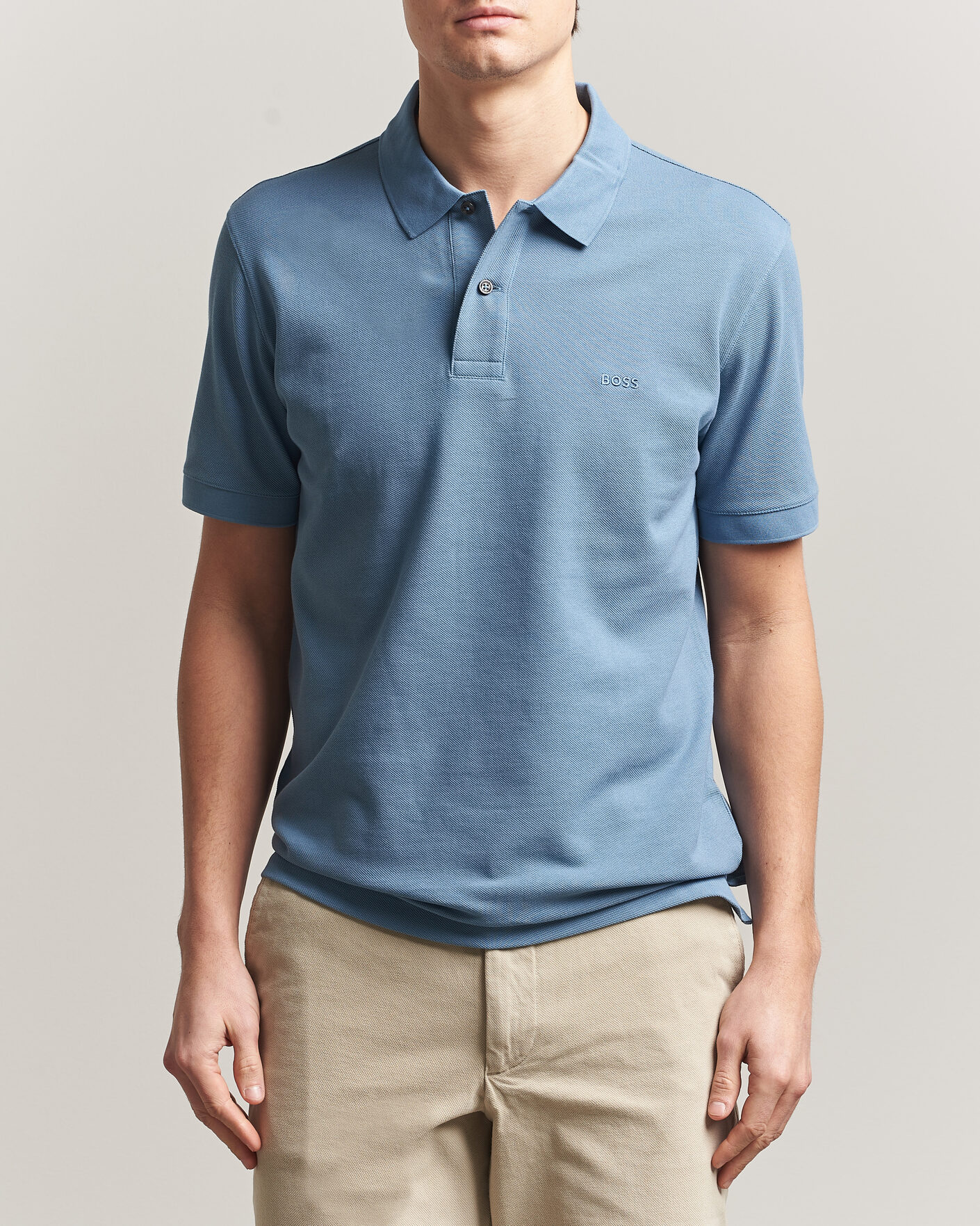 Men | Polo Shirts | BOSS BLACK | Pallas Polo Light Blue