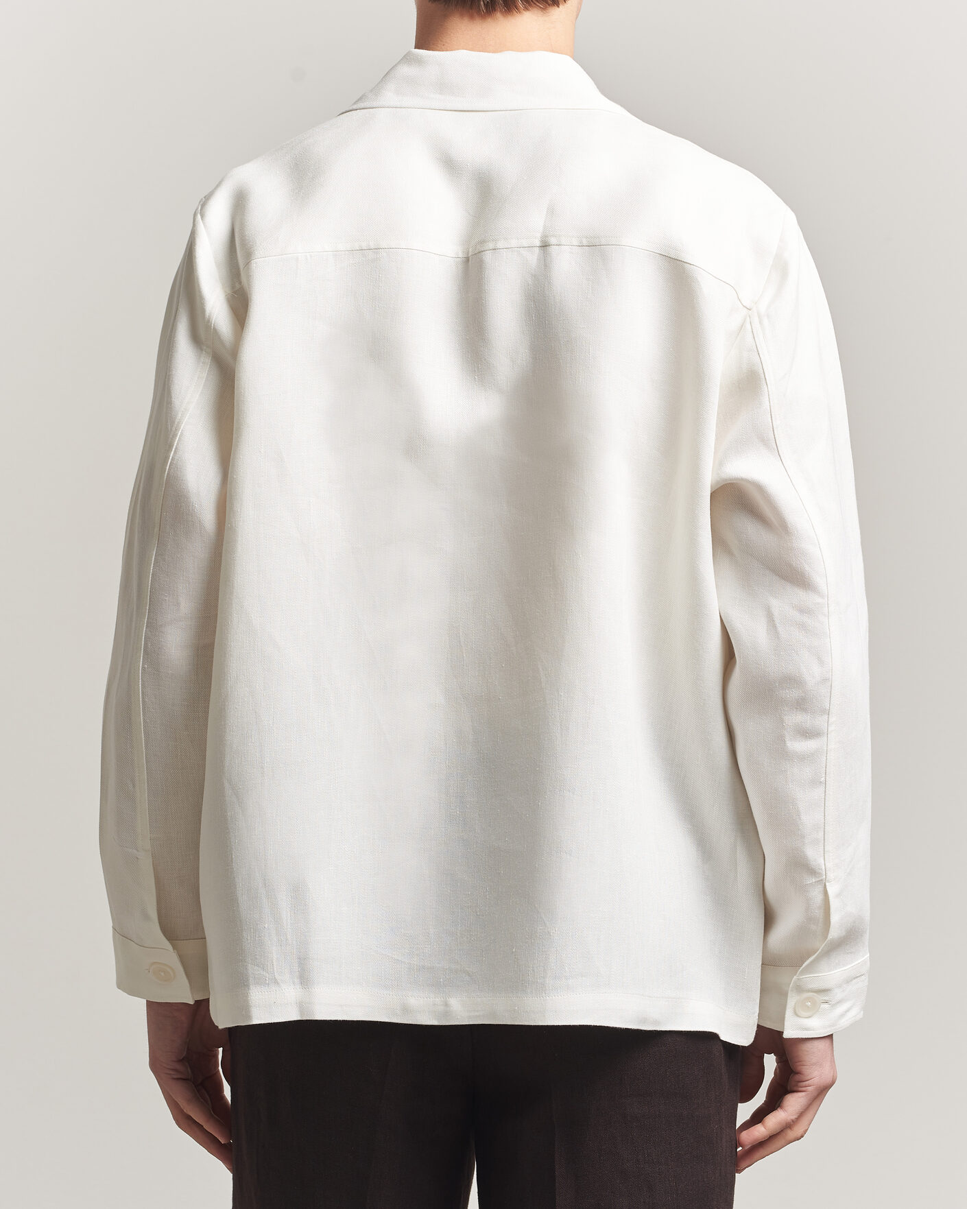 Men | Shirts | BOSS BLACK | Cai Linen Overshirt White