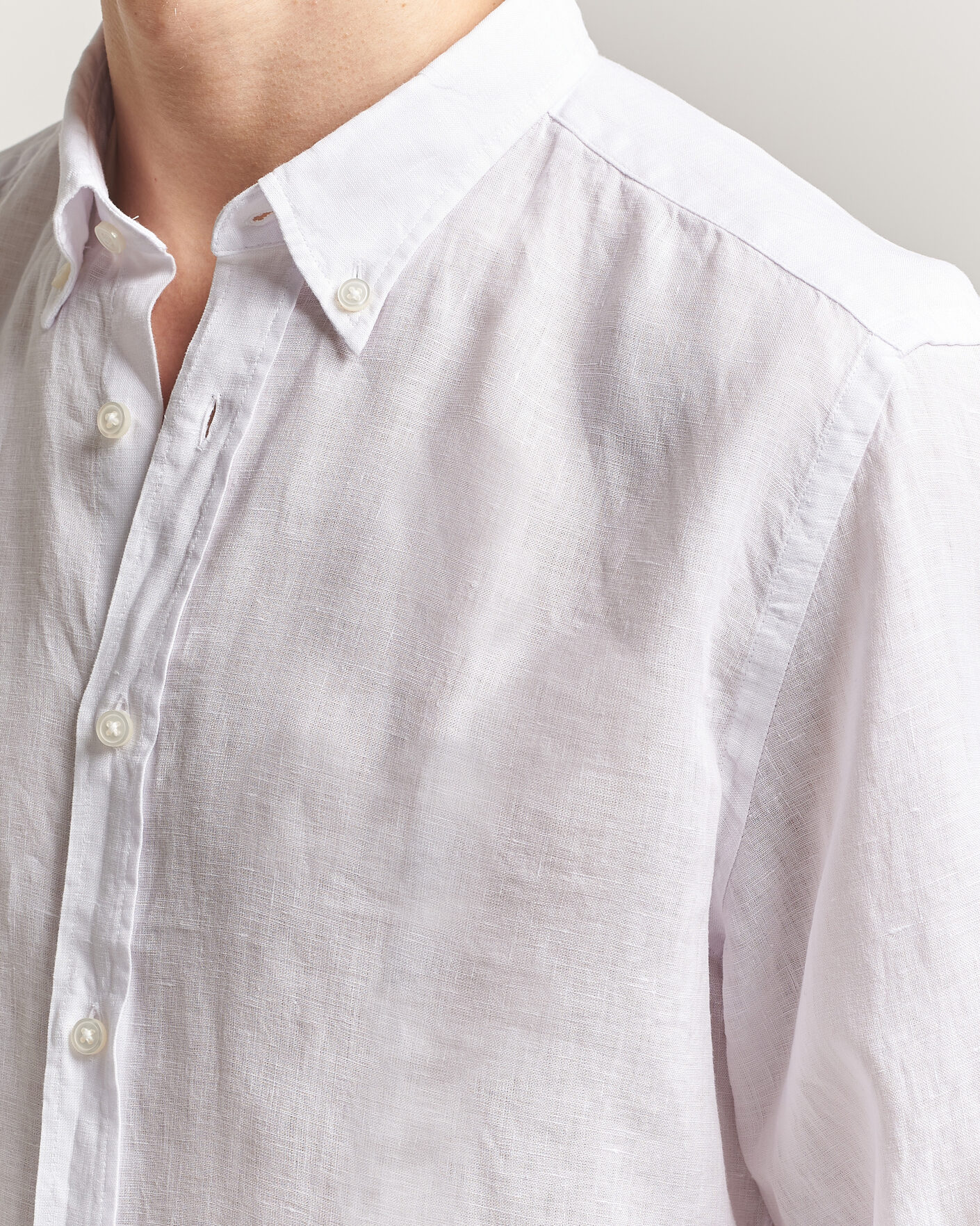 Men | Shirts | BOSS BLACK | Liam Linen Shirt White