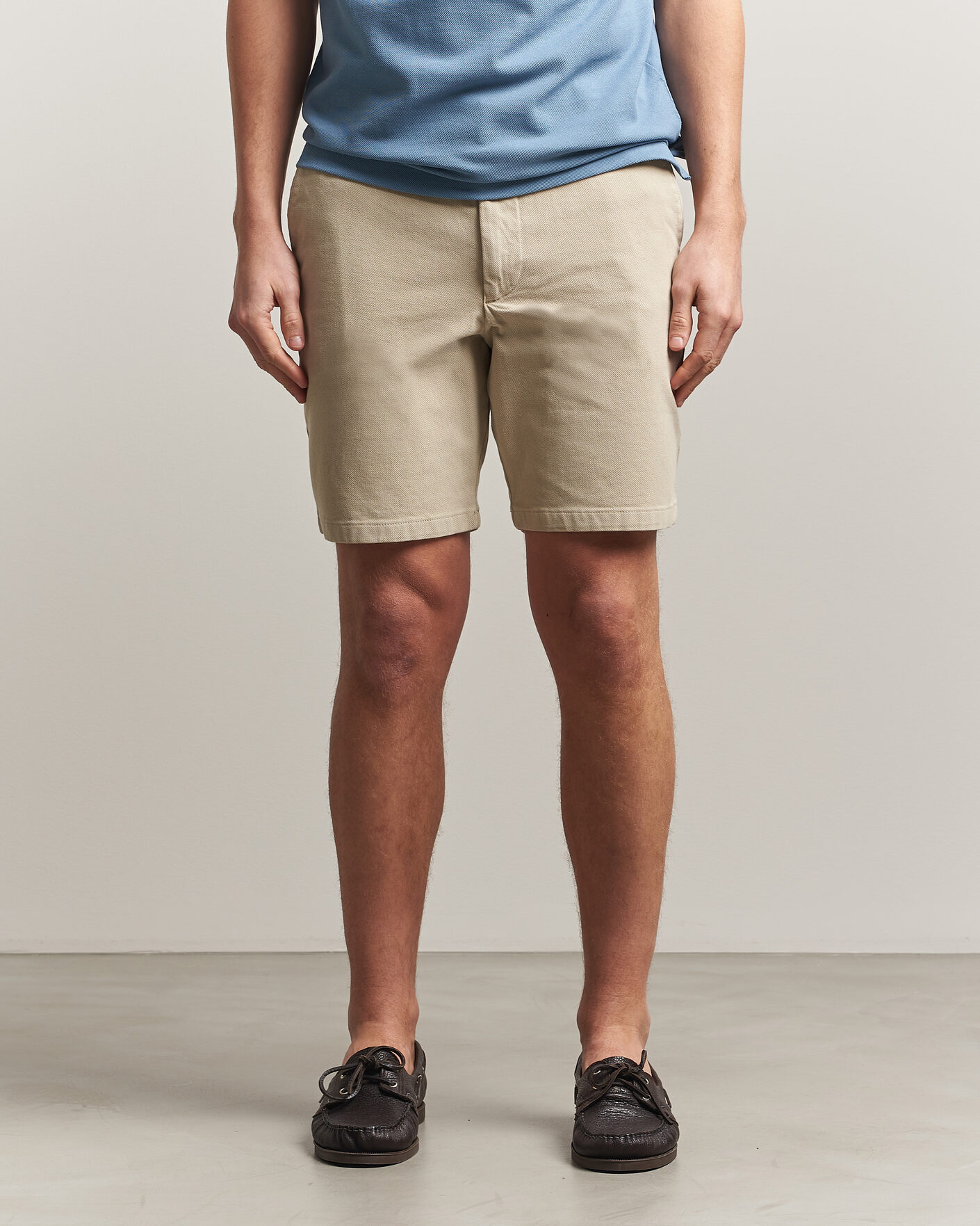 Men | Shorts | BOSS BLACK | Kane Cotton Chino Shorts Open Beige
