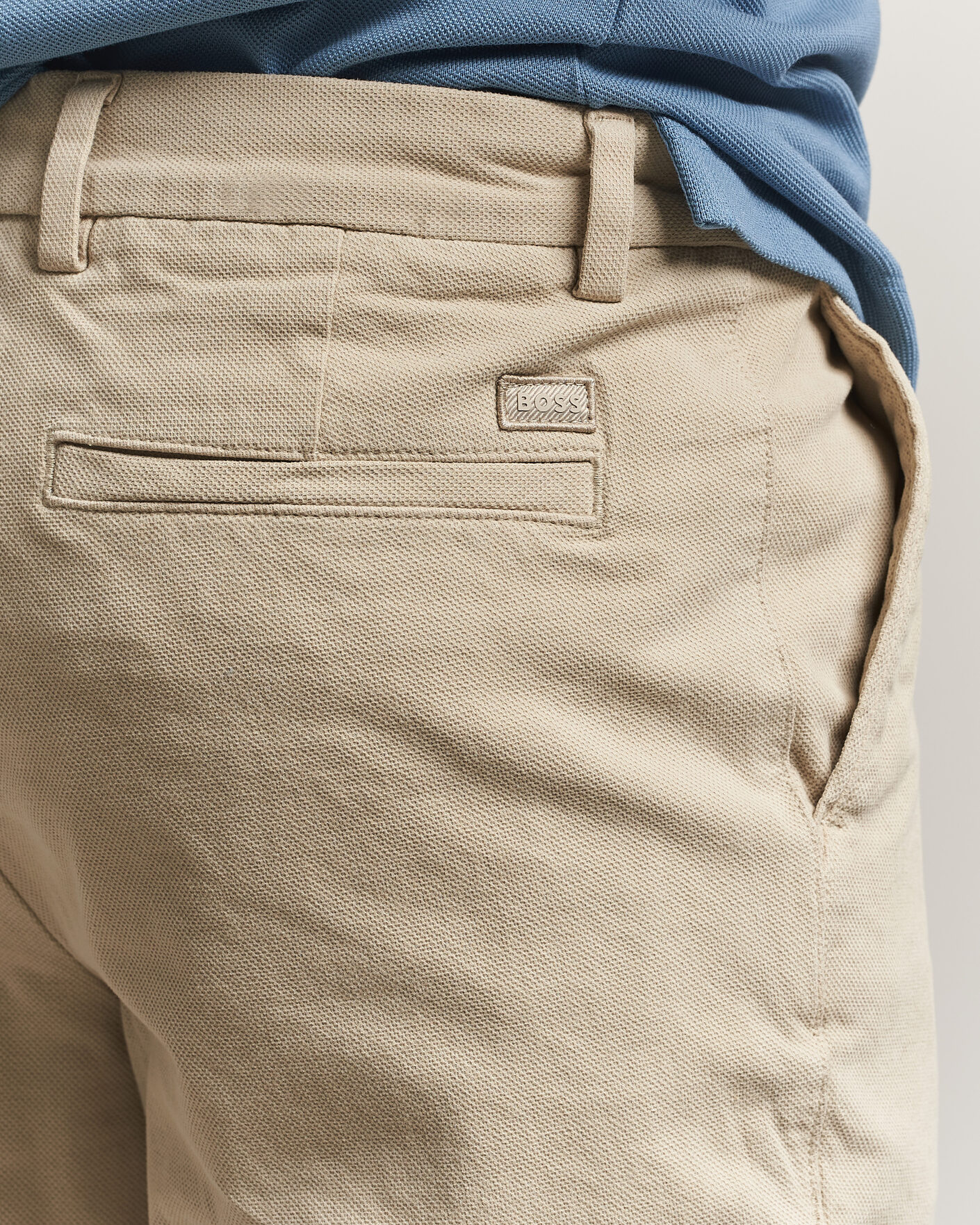 Men | Shorts | BOSS BLACK | Kane Cotton Chino Shorts Open Beige