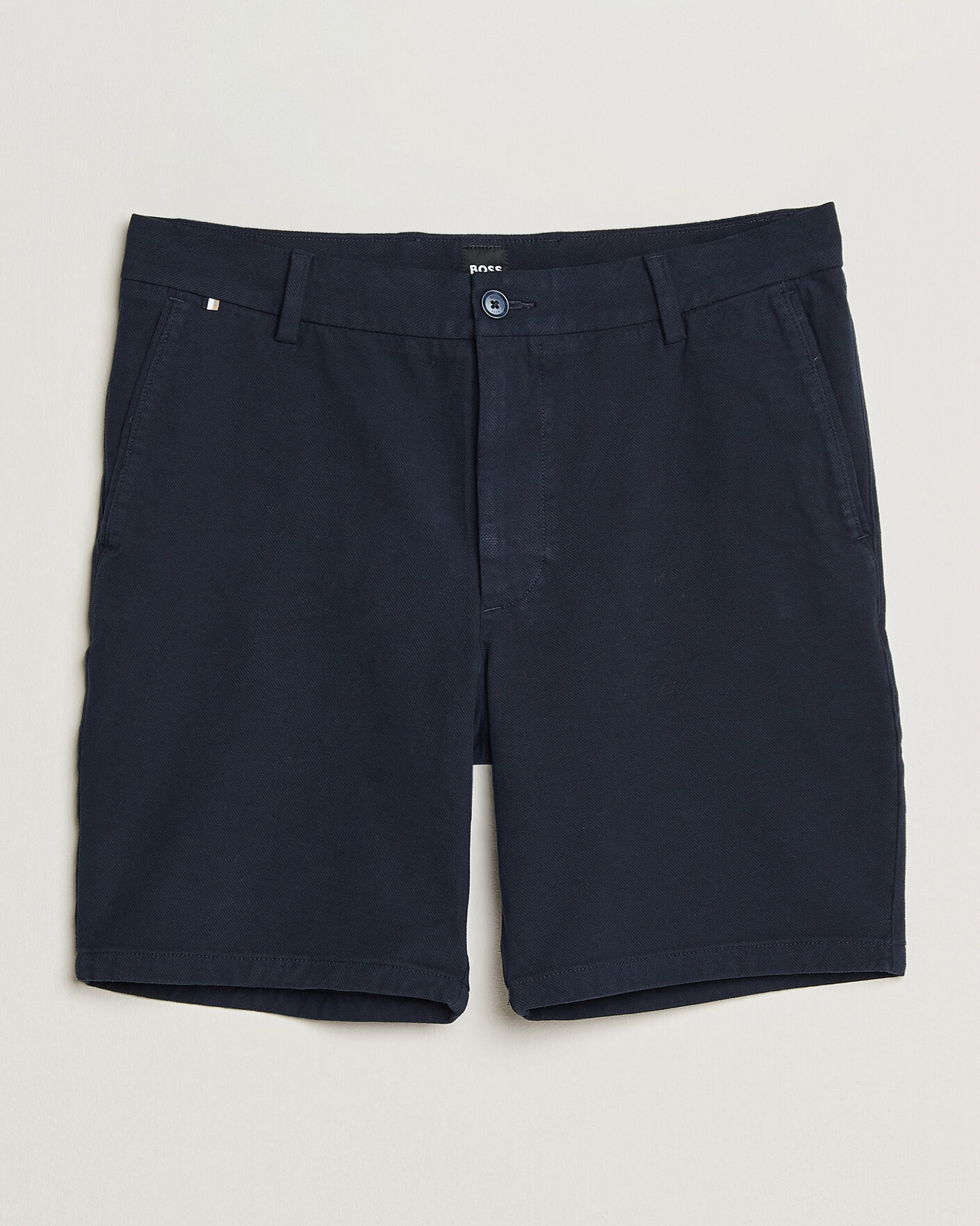 Men | Shorts | BOSS BLACK | Kane Cotton Chino Shorts Dark Blue