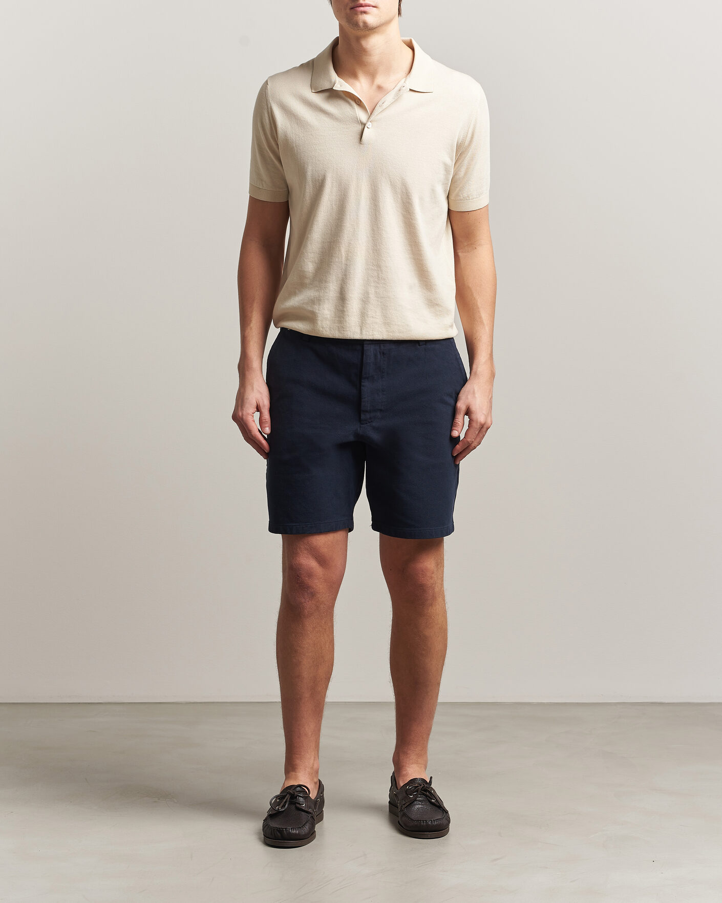 Men | Shorts | BOSS BLACK | Kane Cotton Chino Shorts Dark Blue