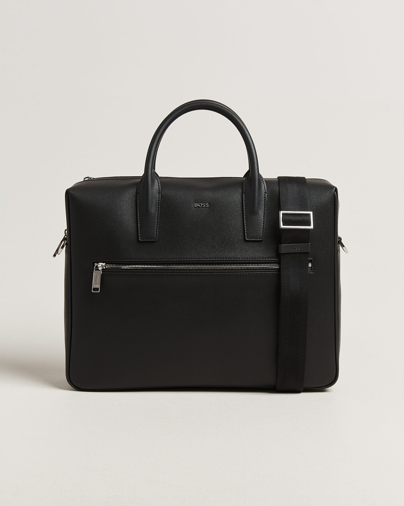 Men | Bags | BOSS BLACK | Daxter Leather Briefcase Black