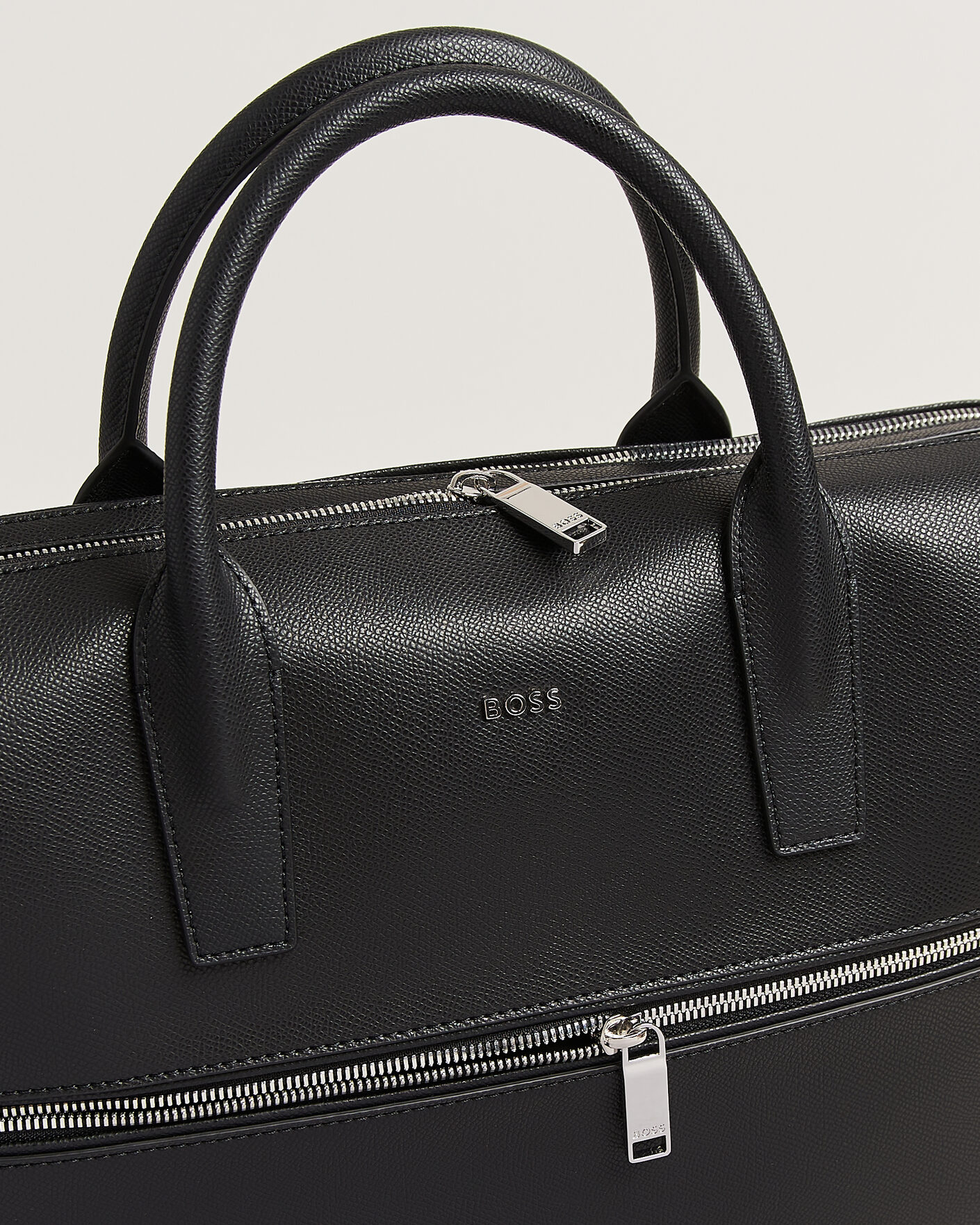 Men | Bags | BOSS BLACK | Daxter Leather Briefcase Black
