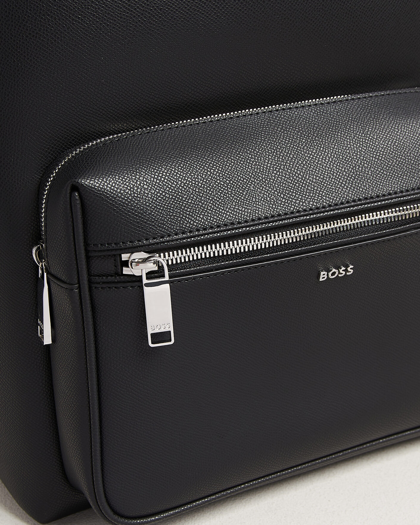 Men | Bags | BOSS BLACK | Daxter Leather Backpack Black