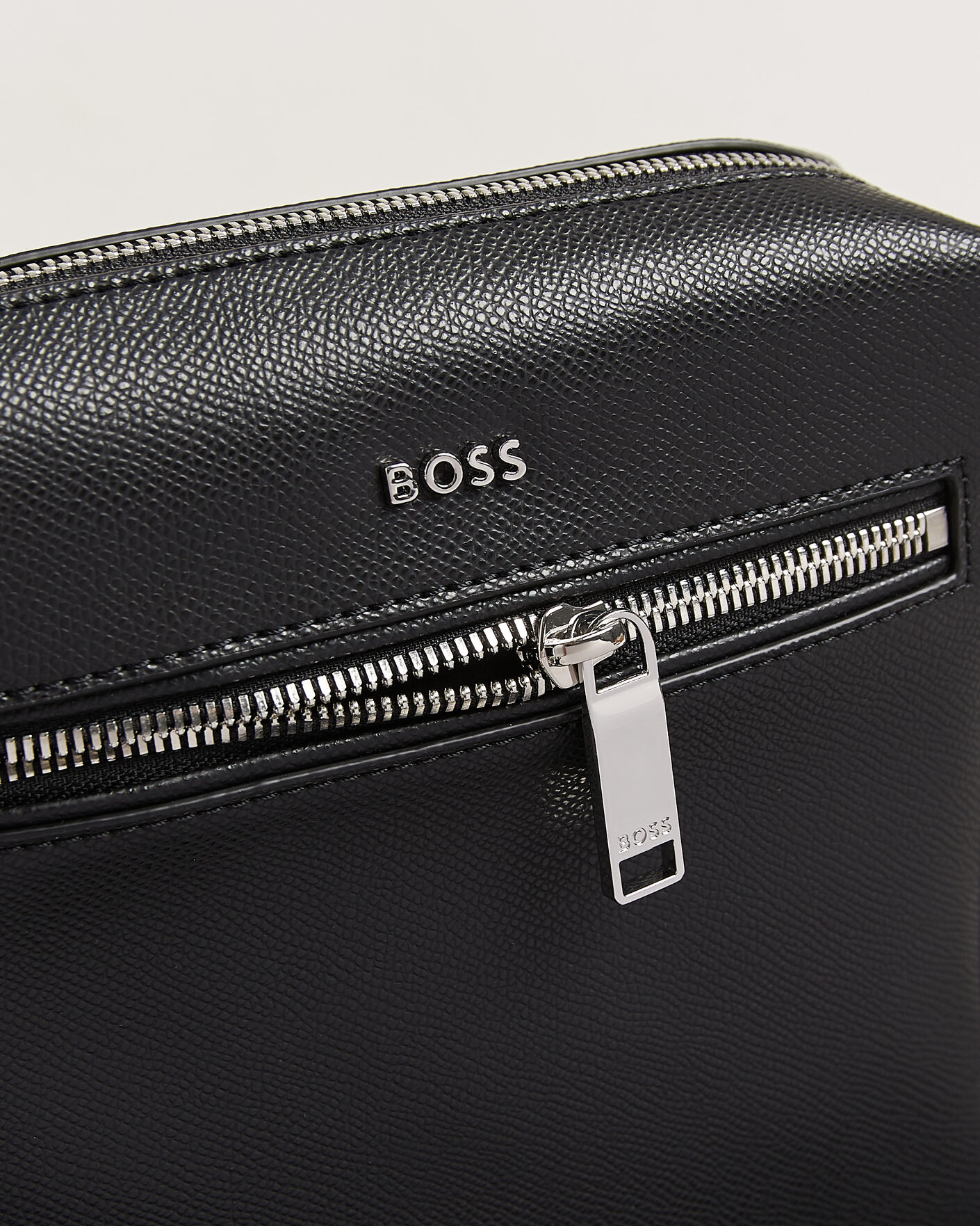 Men | Bags | BOSS BLACK | Daxter Leather Crossbody Bag Black
