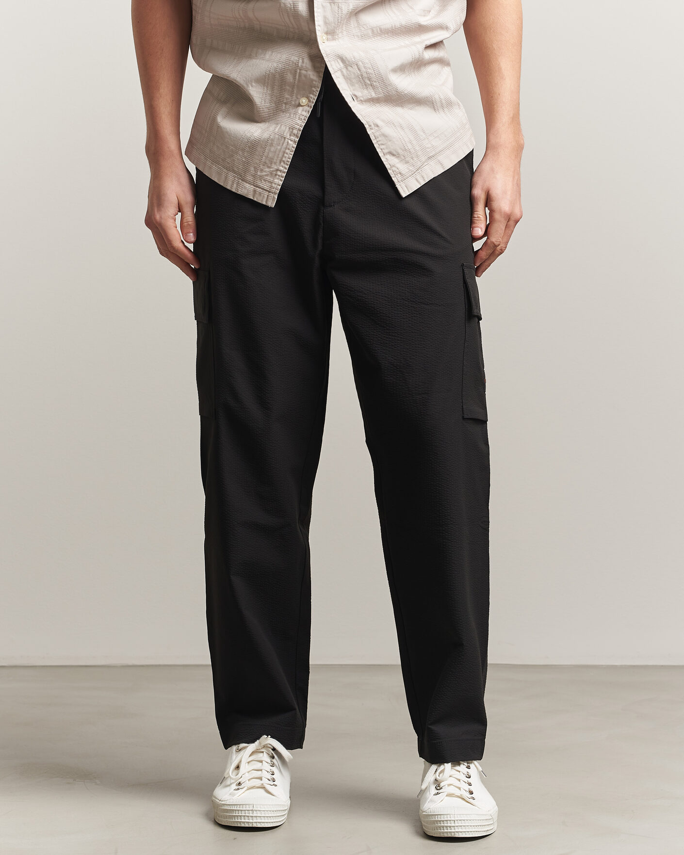 Men | Trousers | BOSS ORANGE | Sracky Cargo Pants Black