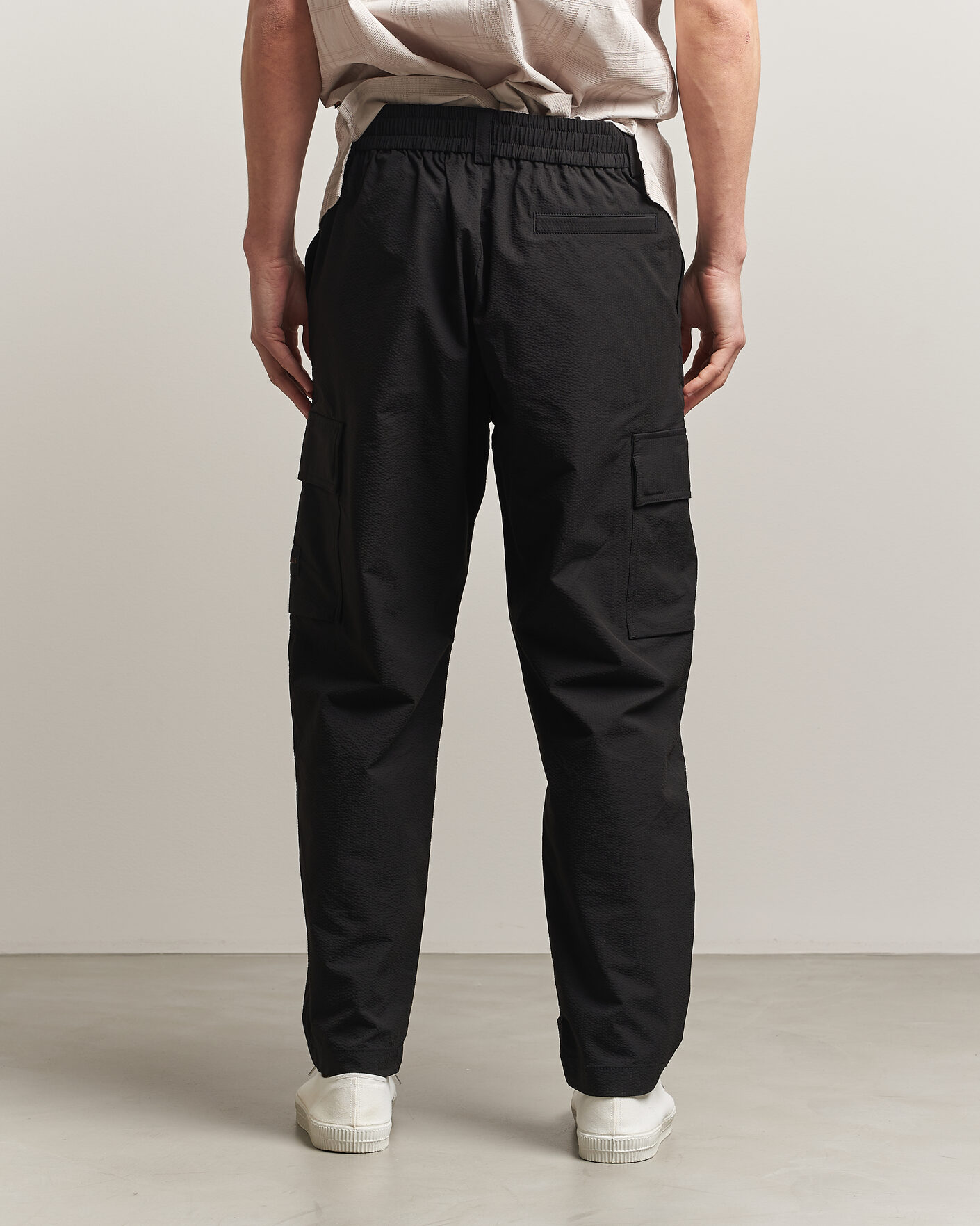 Men | Trousers | BOSS ORANGE | Sracky Cargo Pants Black