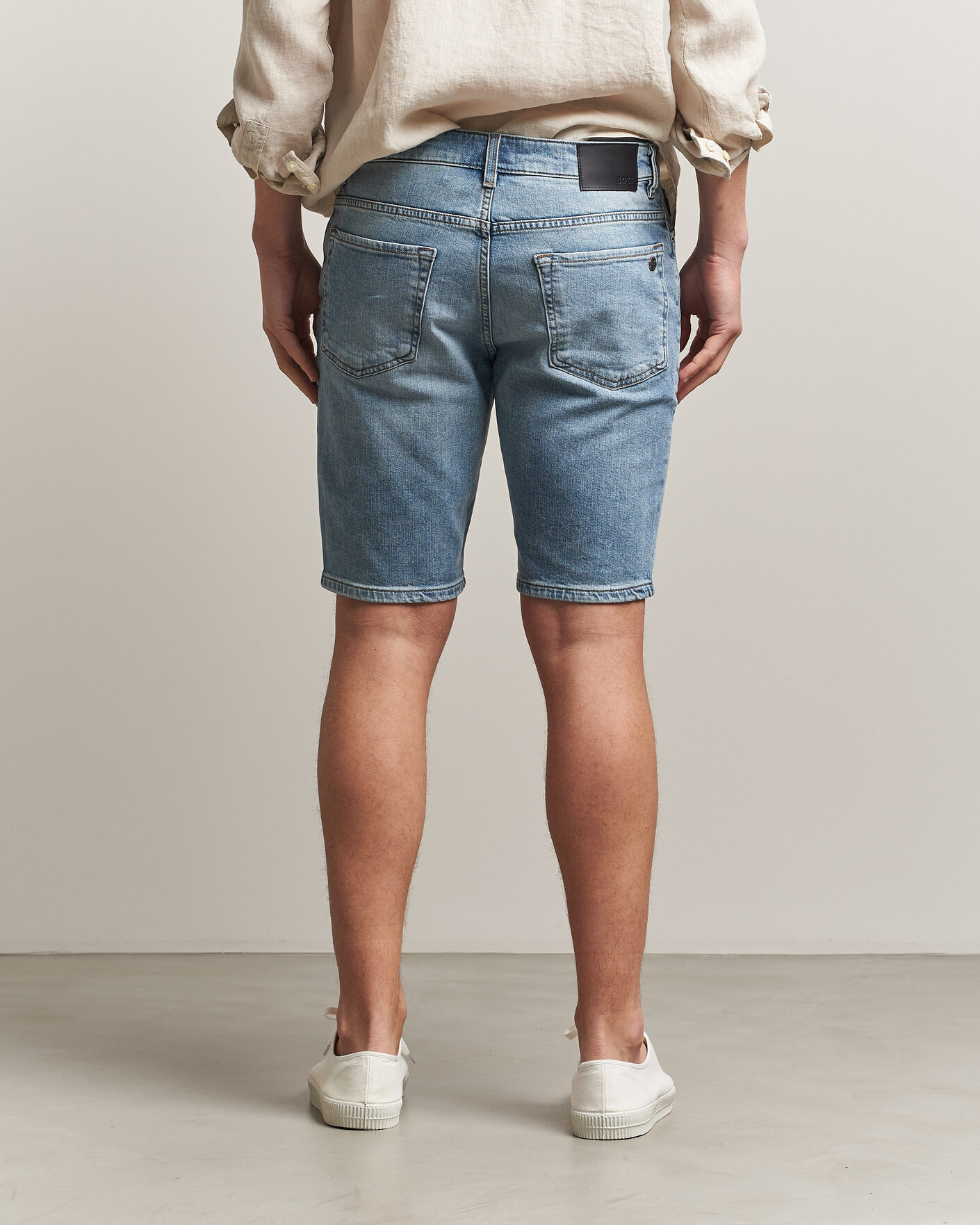 Men | Shorts | BOSS ORANGE | Re.Maine Denim Shorts Light Blue