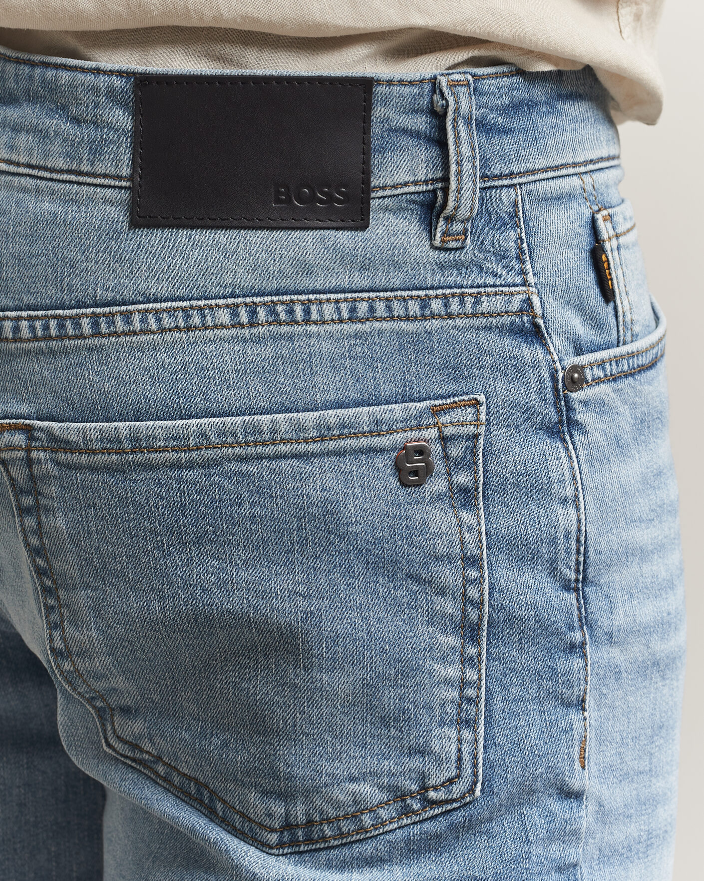Men | Shorts | BOSS ORANGE | Re.Maine Denim Shorts Light Blue