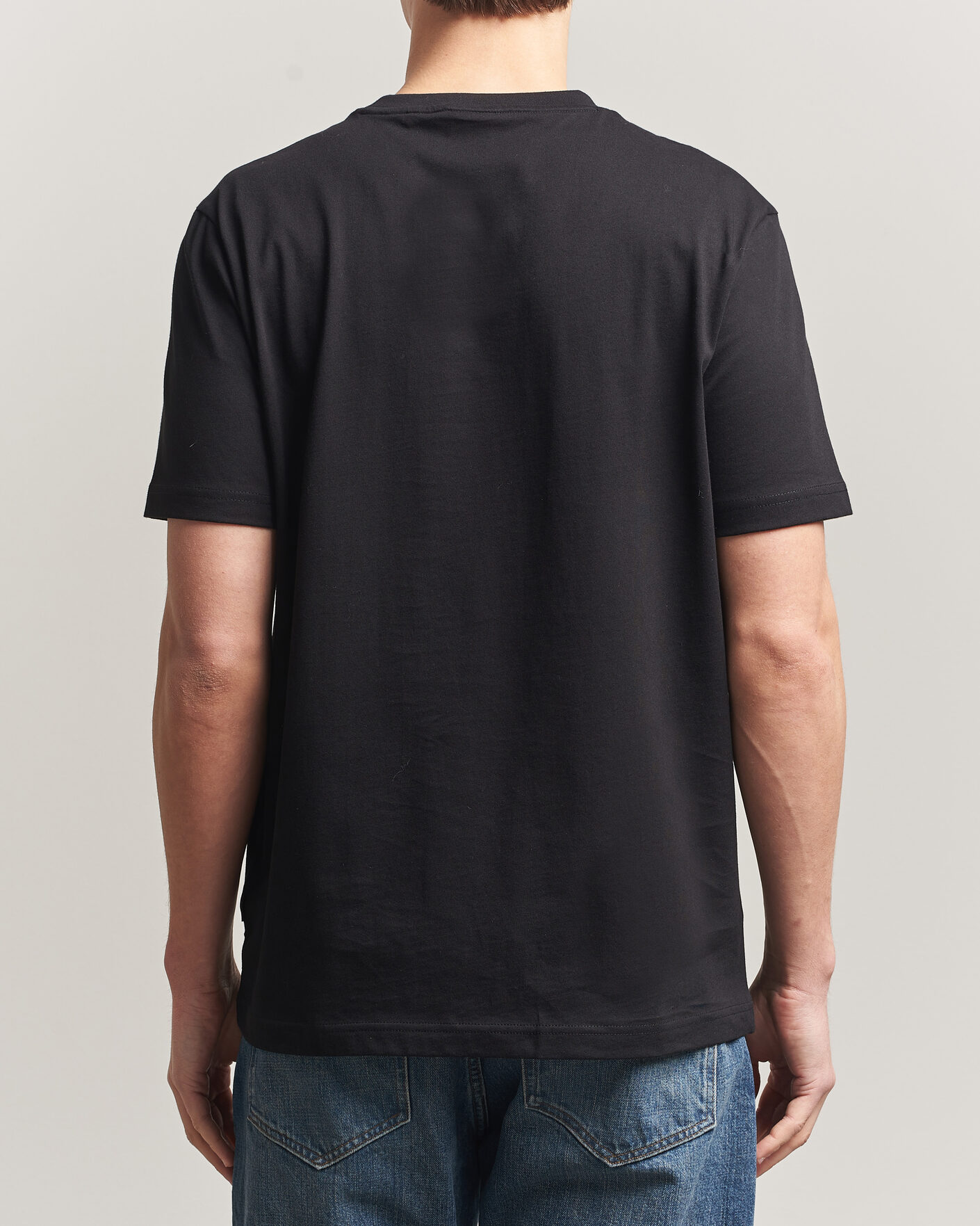 Men | T-Shirts | BOSS ORANGE | Creature Printed Crew Neck T-Shirt Black