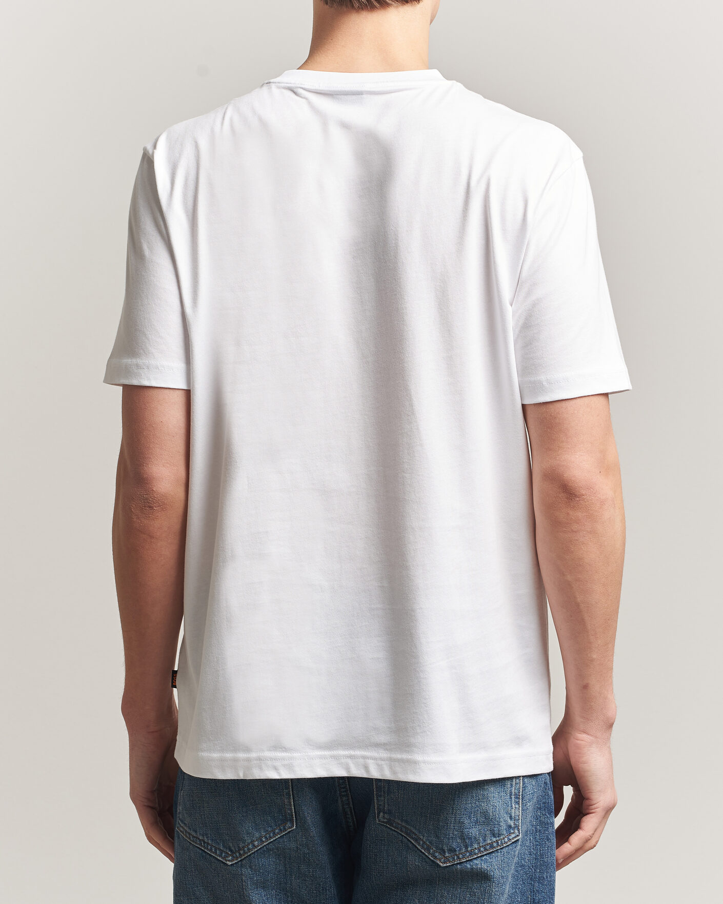 Men | T-Shirts | BOSS ORANGE | Creature Printed Crew Neck T-Shirt Natural