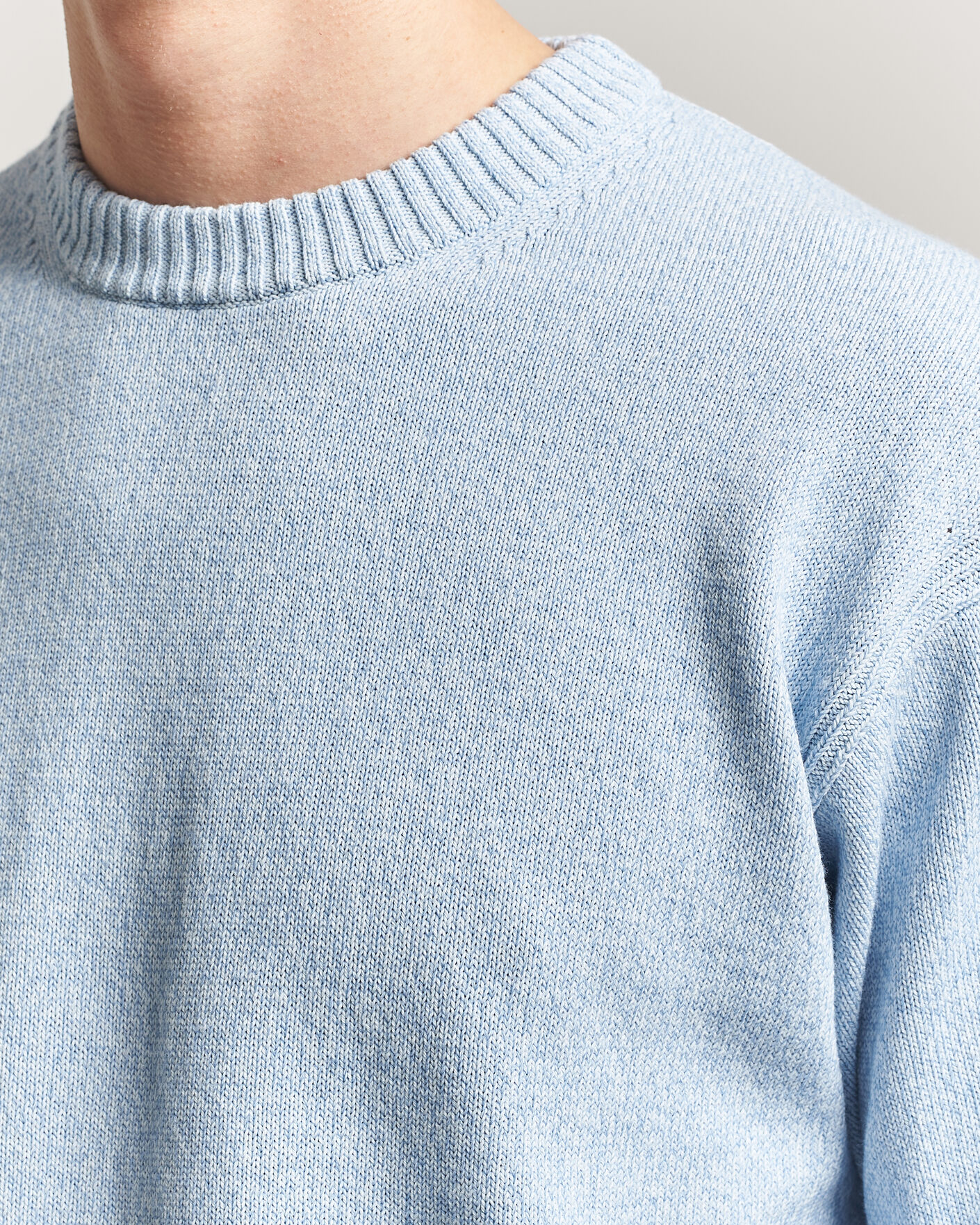 Men | Sweaters & Knitwear | BOSS ORANGE | Kerlino Knitted Sweater Light Blue