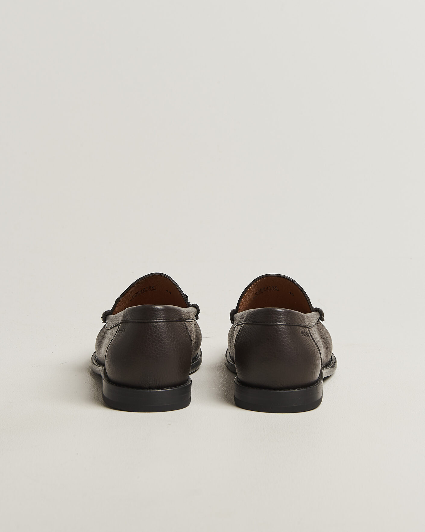 Men | Loafers | BOSS BLACK | Tevan Leather Moccasin Dark Brown