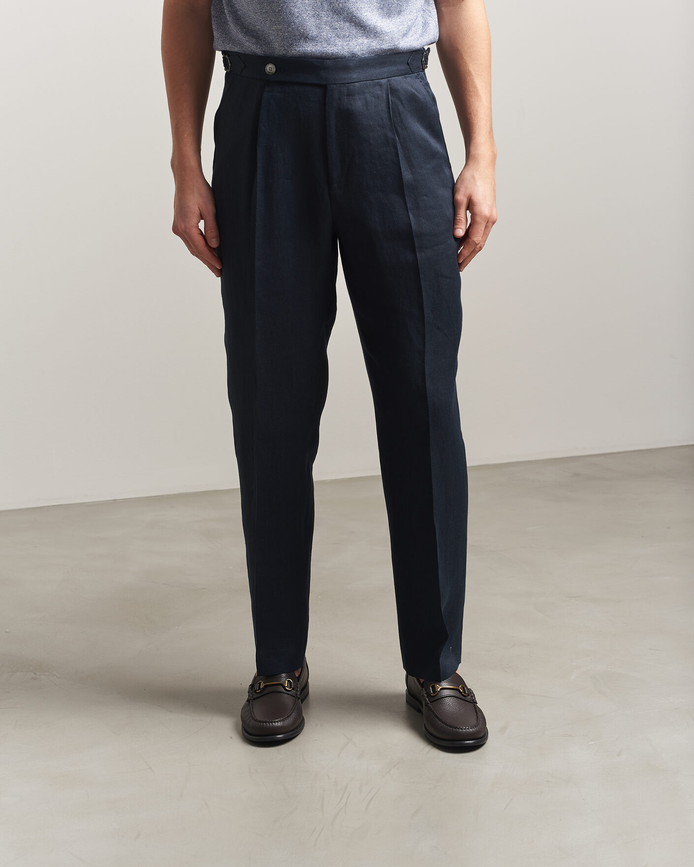 Men | Loafers | BOSS BLACK | Tevan Leather Moccasin Dark Brown