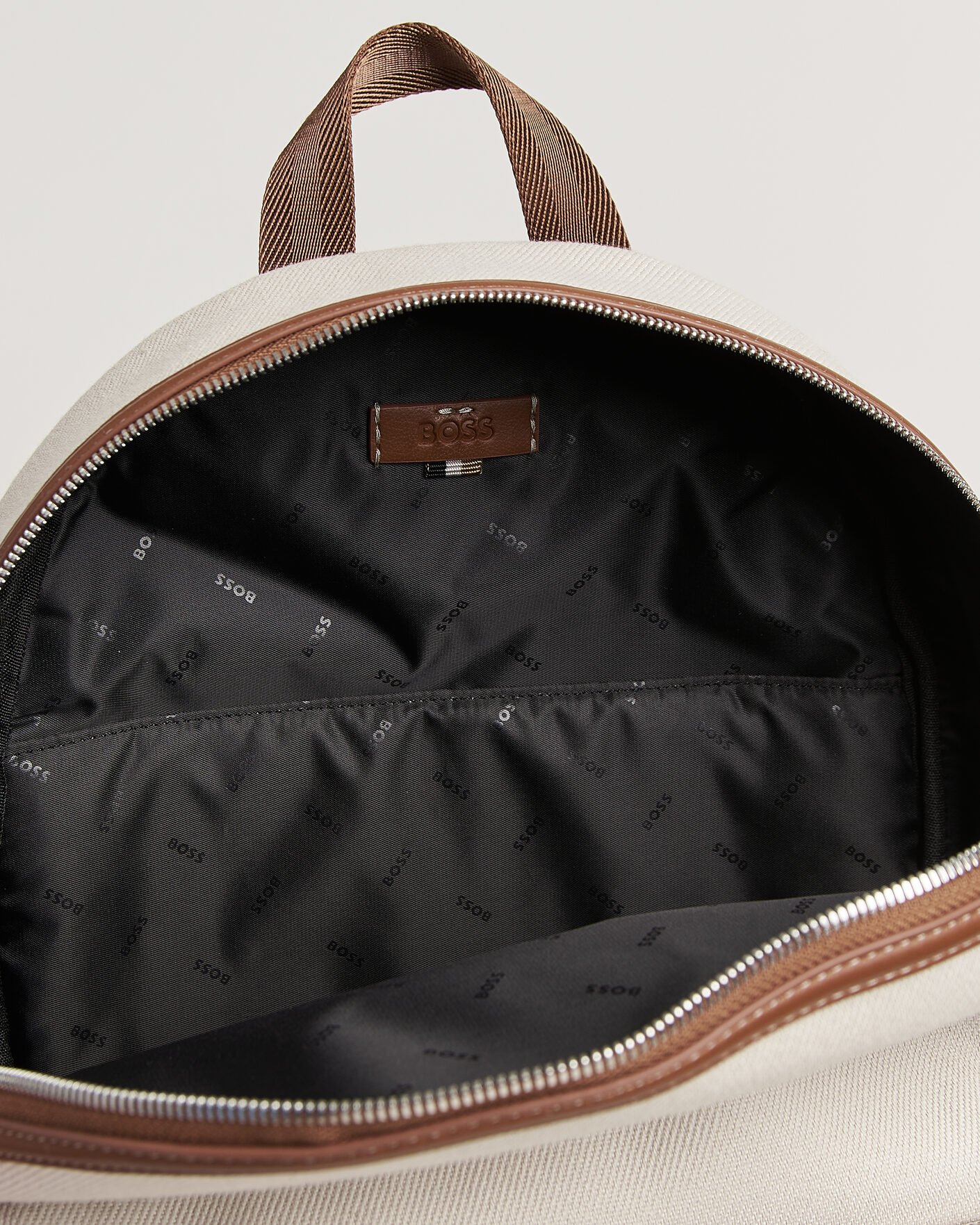 Men | Bags | BOSS BLACK | Dakkar Canvas Backpack Beige