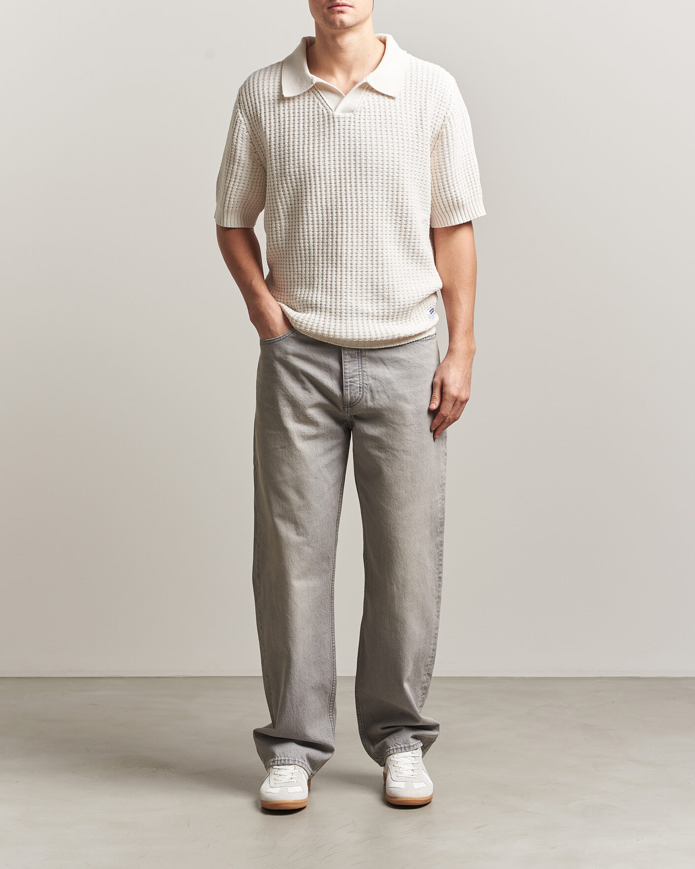 Men | Jeans | HUGO | Nate Baggy Fit Jeans Medium Grey