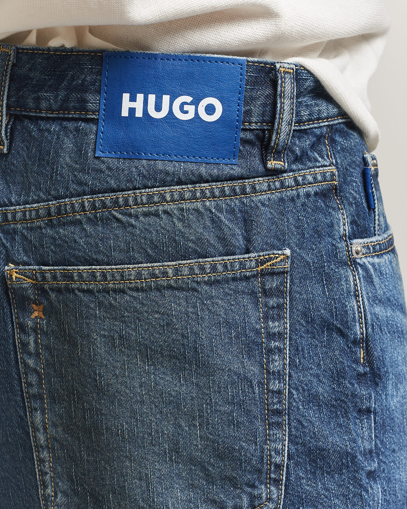 Men | Shorts | HUGO | Mason Denim Shorts Medium Blue