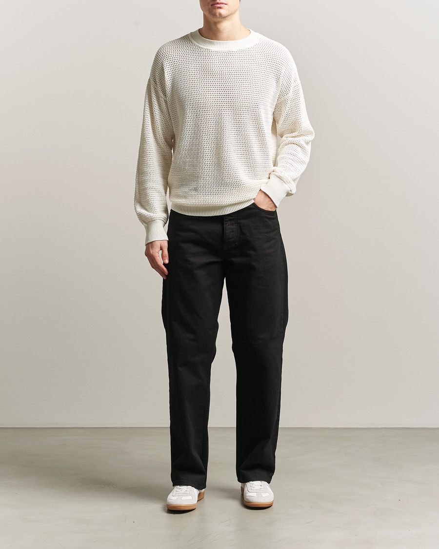 Men | Sweaters & Knitwear | HUGO | Sanjou Knitted Sweater Open White