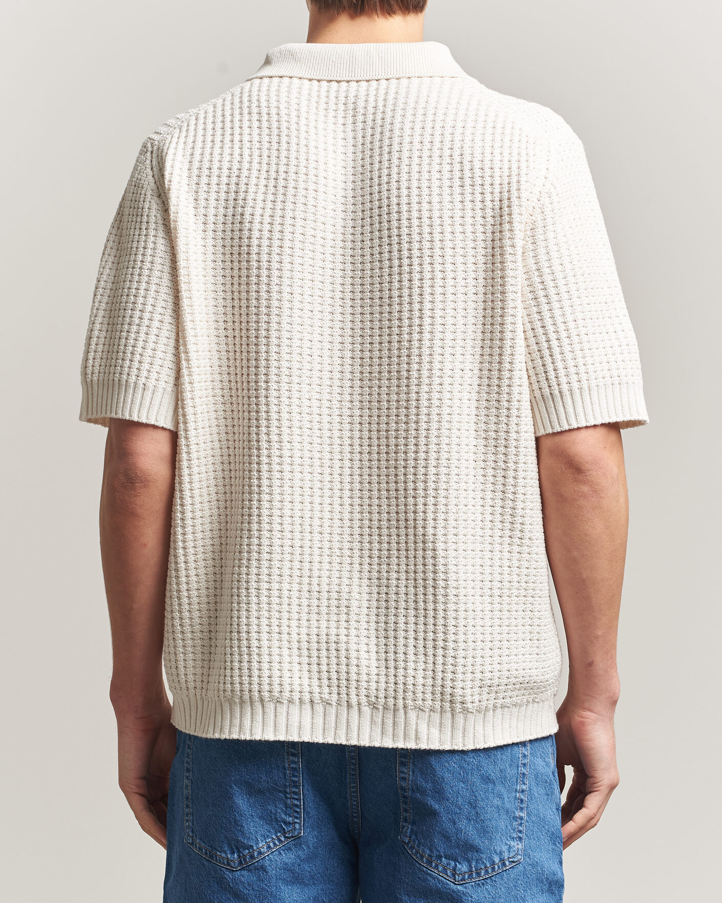 Men | Polo Shirts | HUGO | Spero Knitted Polo Open White