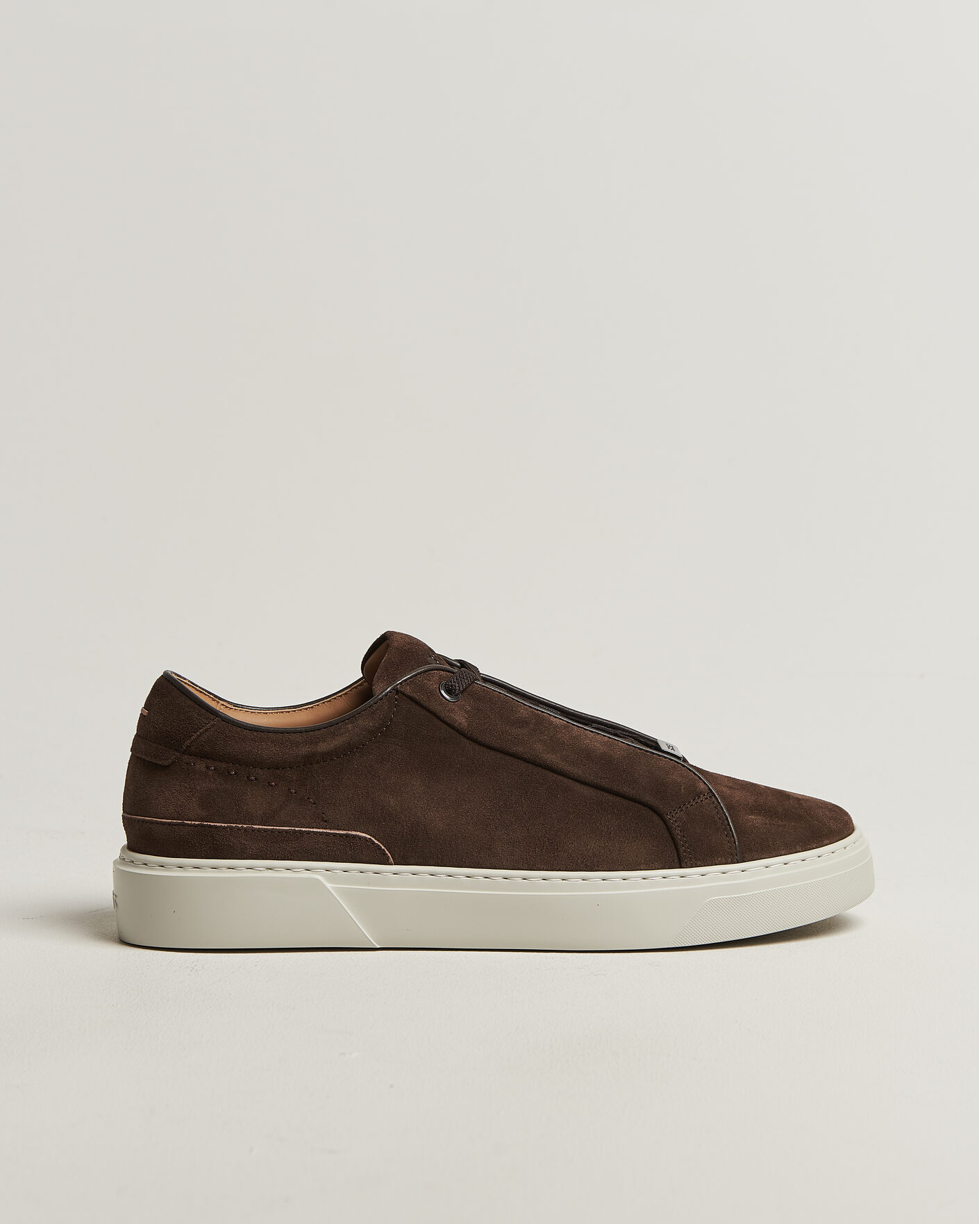 Men | Sneakers | BOSS CAMEL | Gary Suede Sneaker Dark Brown