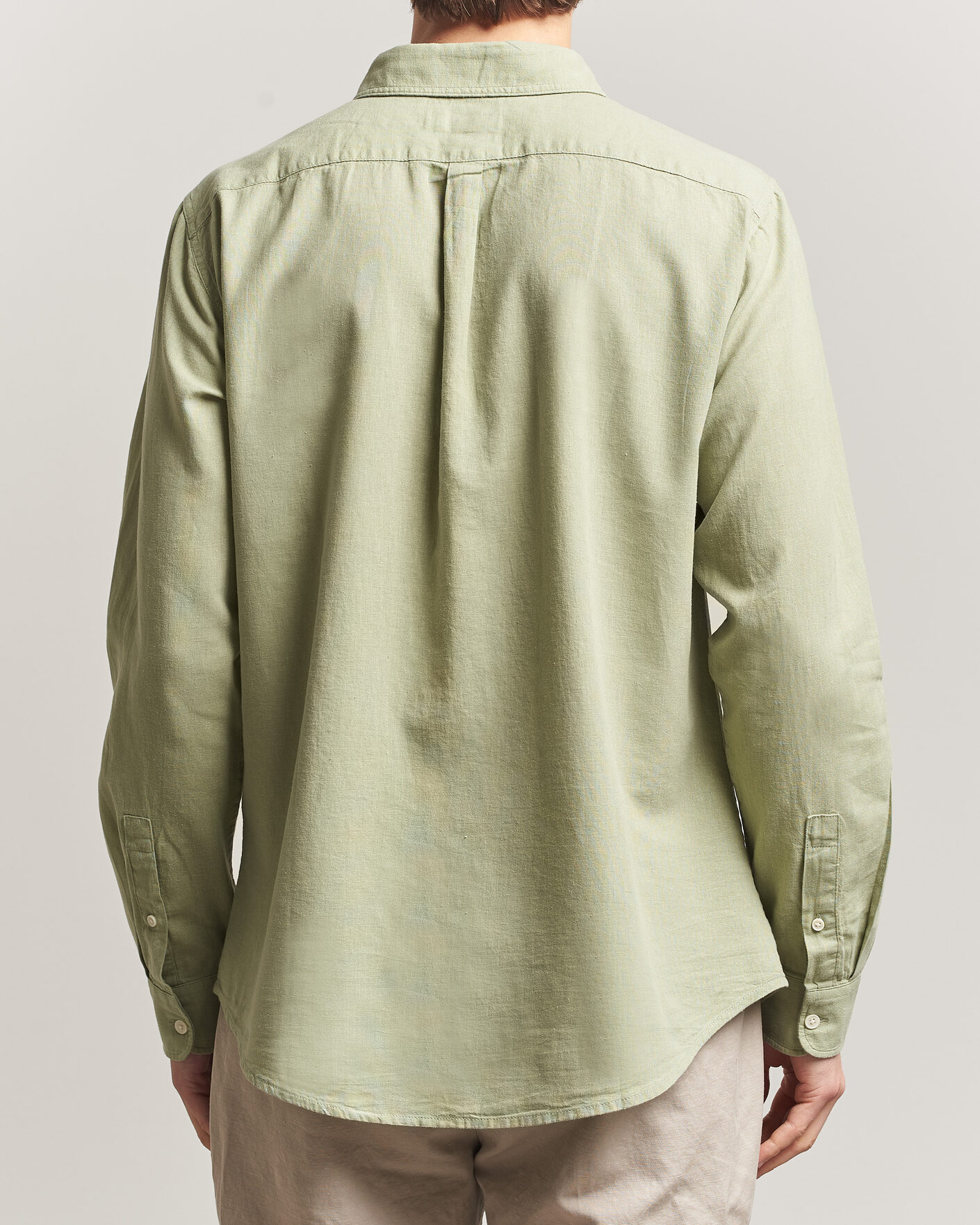 Men | Shirts | Dockers | Slim Linen/Cotton Shirt Tea