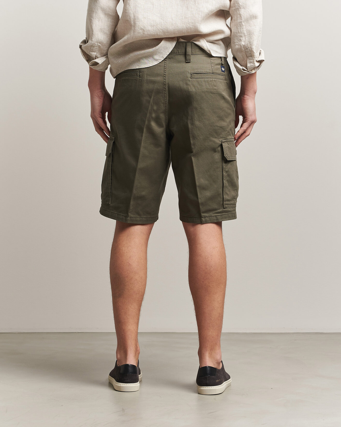 Men | Shorts | Dockers | Straight Cargo Shorts Earth Moss