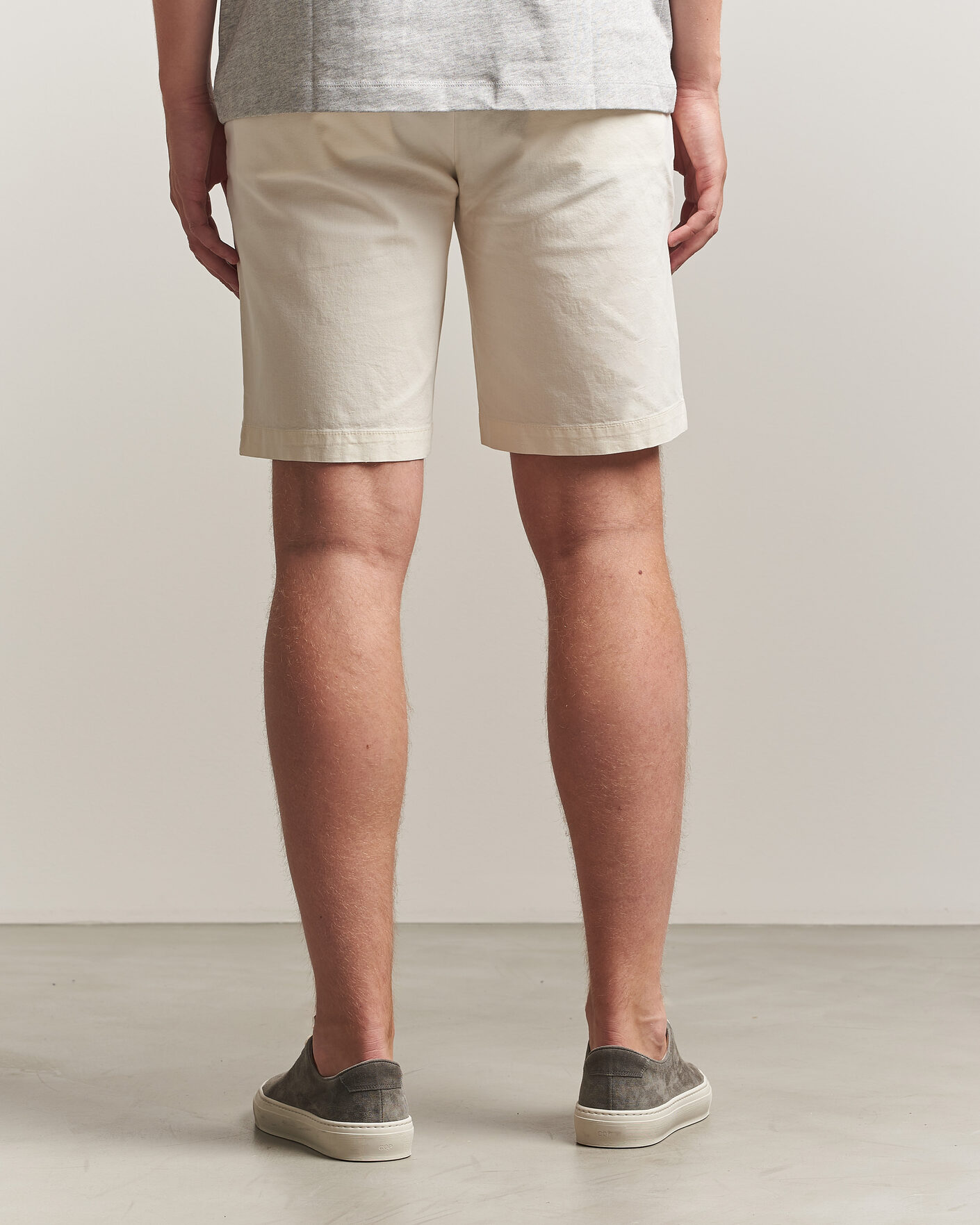 Men | Shorts | Dockers | Slim Cotton/Linen Shorts Buttercream