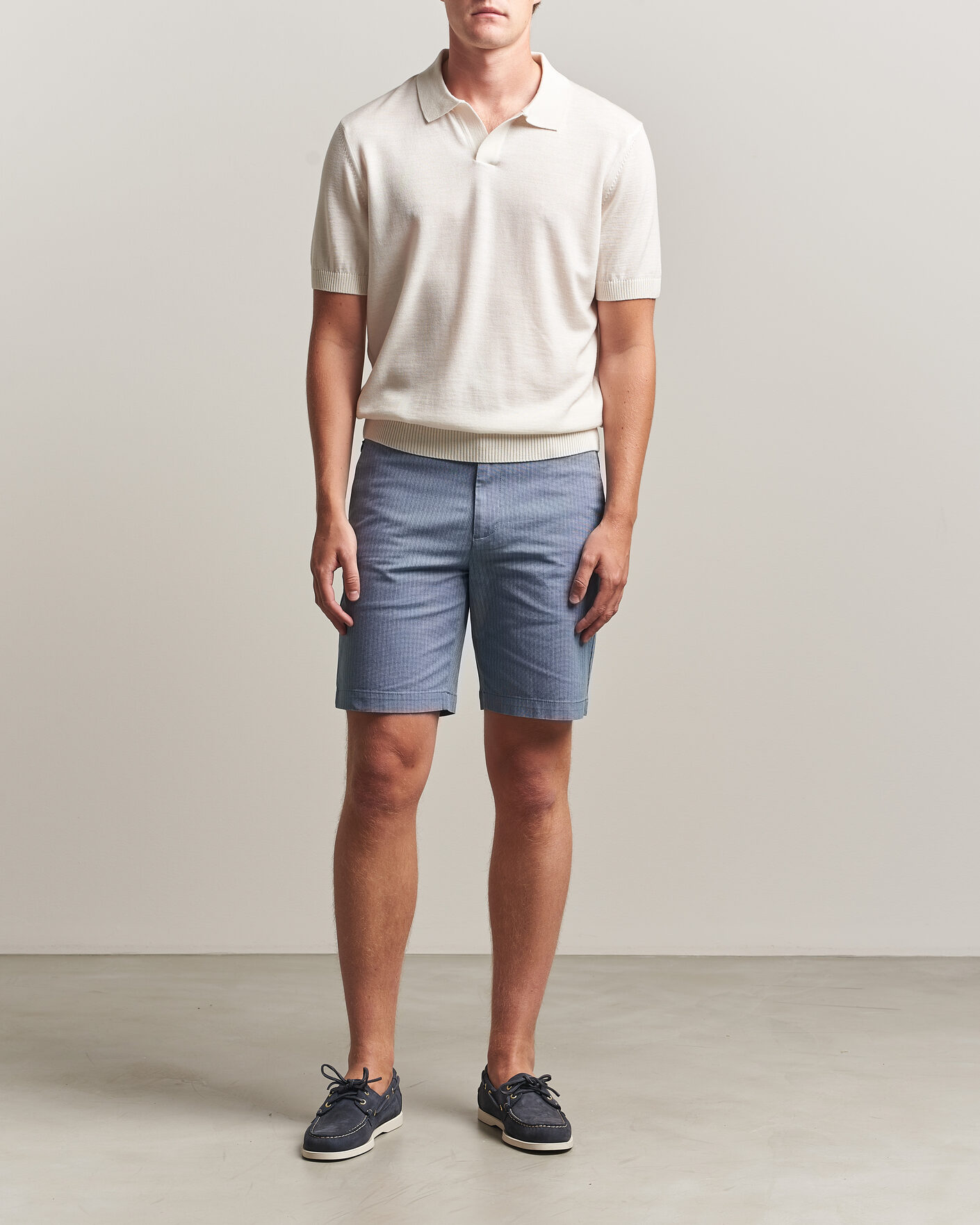 Men | Shorts | Dockers | Slim Cotton/Linen Shorts Bering Sea