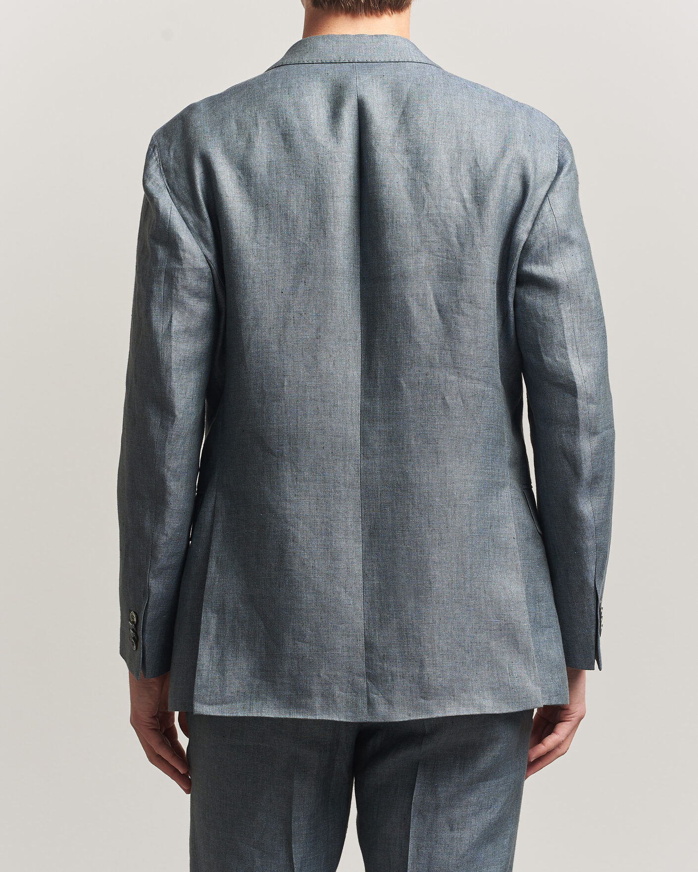 Men | Blazers | Oscar Jacobson | Robert Linen Blazer Olive