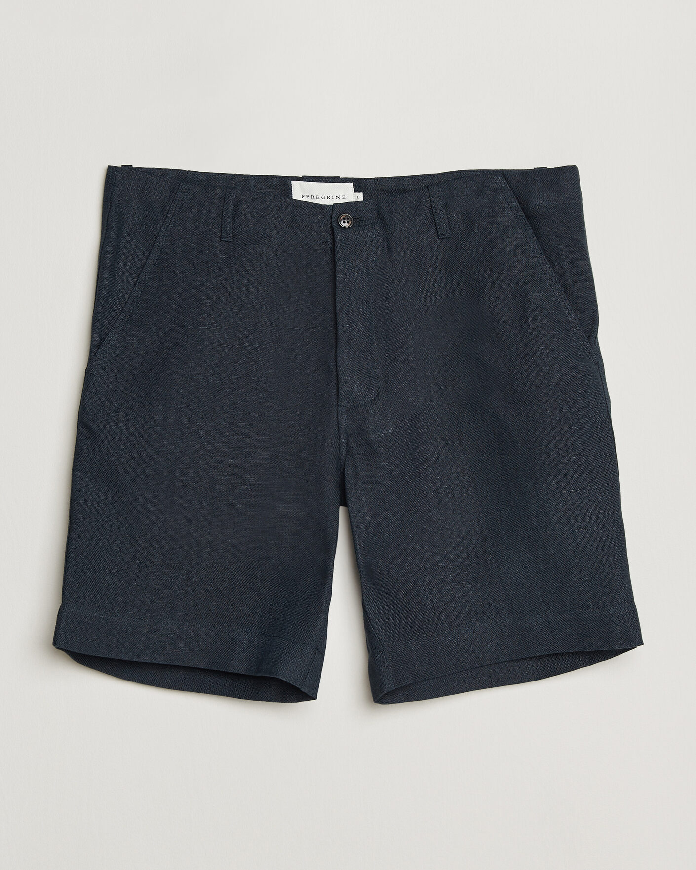Men | Shorts | Peregrine | Windsor Linen Shorts Navy Stripe