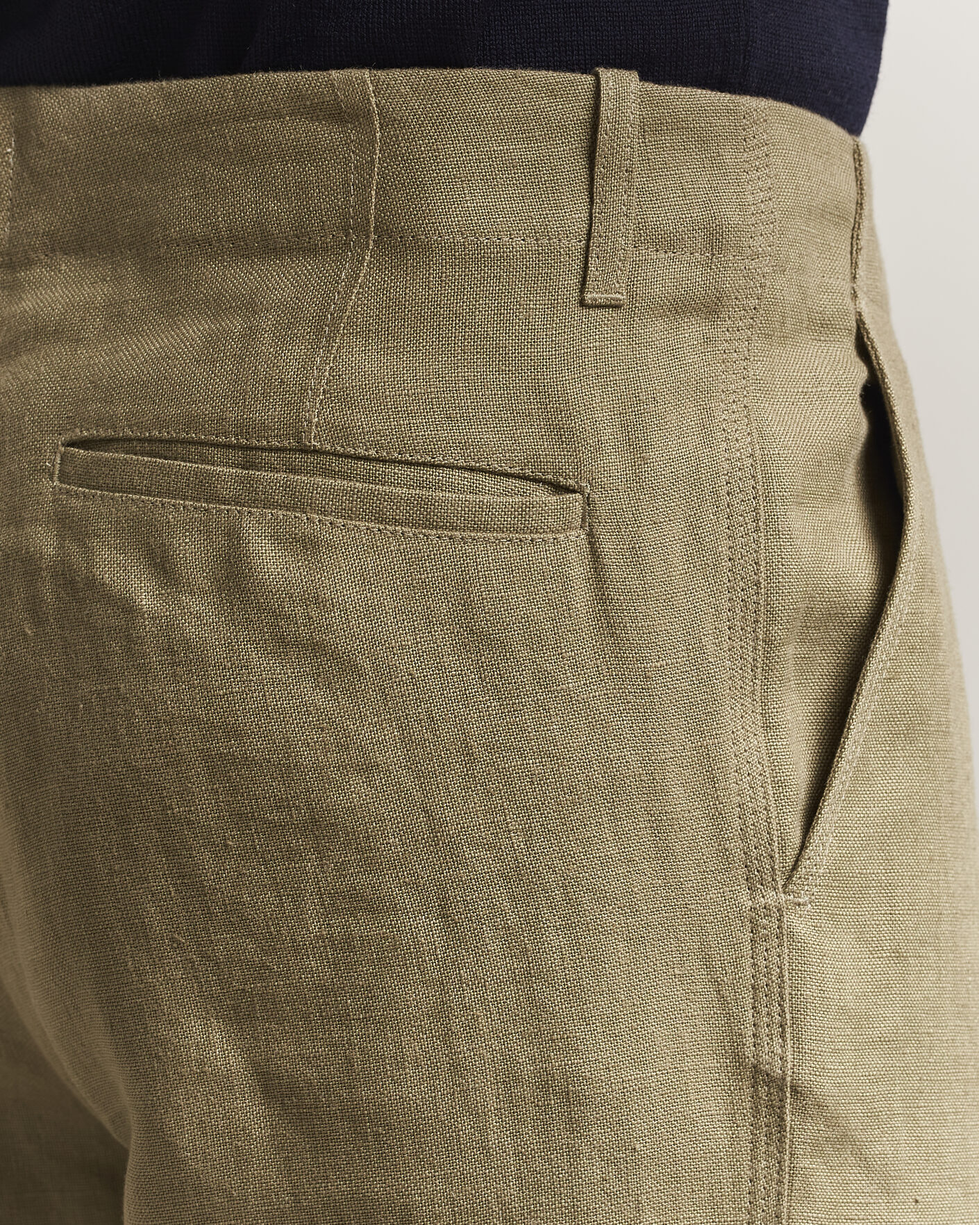 Men | Trousers | Peregrine | Windsor Linen Trousers Sage