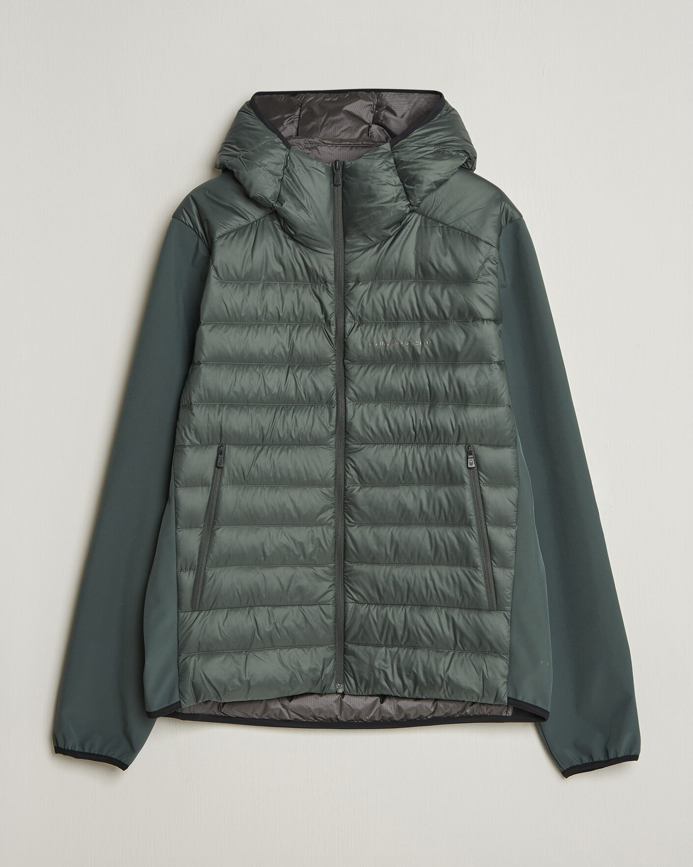 Men | Coats & Jackets | Sail Racing | Spray Hooded Hybrid Jacket Aurora Green