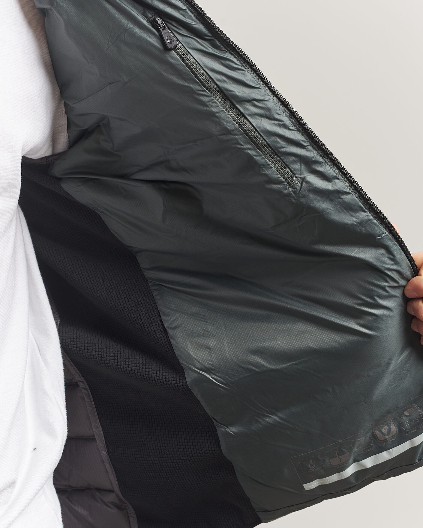 Men | Coats & Jackets | Sail Racing | Spray Hooded Hybrid Jacket Aurora Green