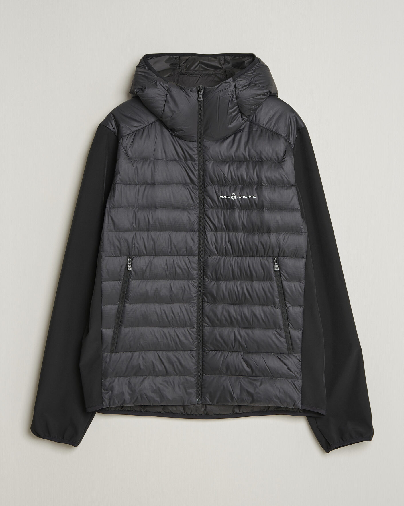 Men | Coats & Jackets | Sail Racing | Spray Hooded Hybrid Jacket Carbon