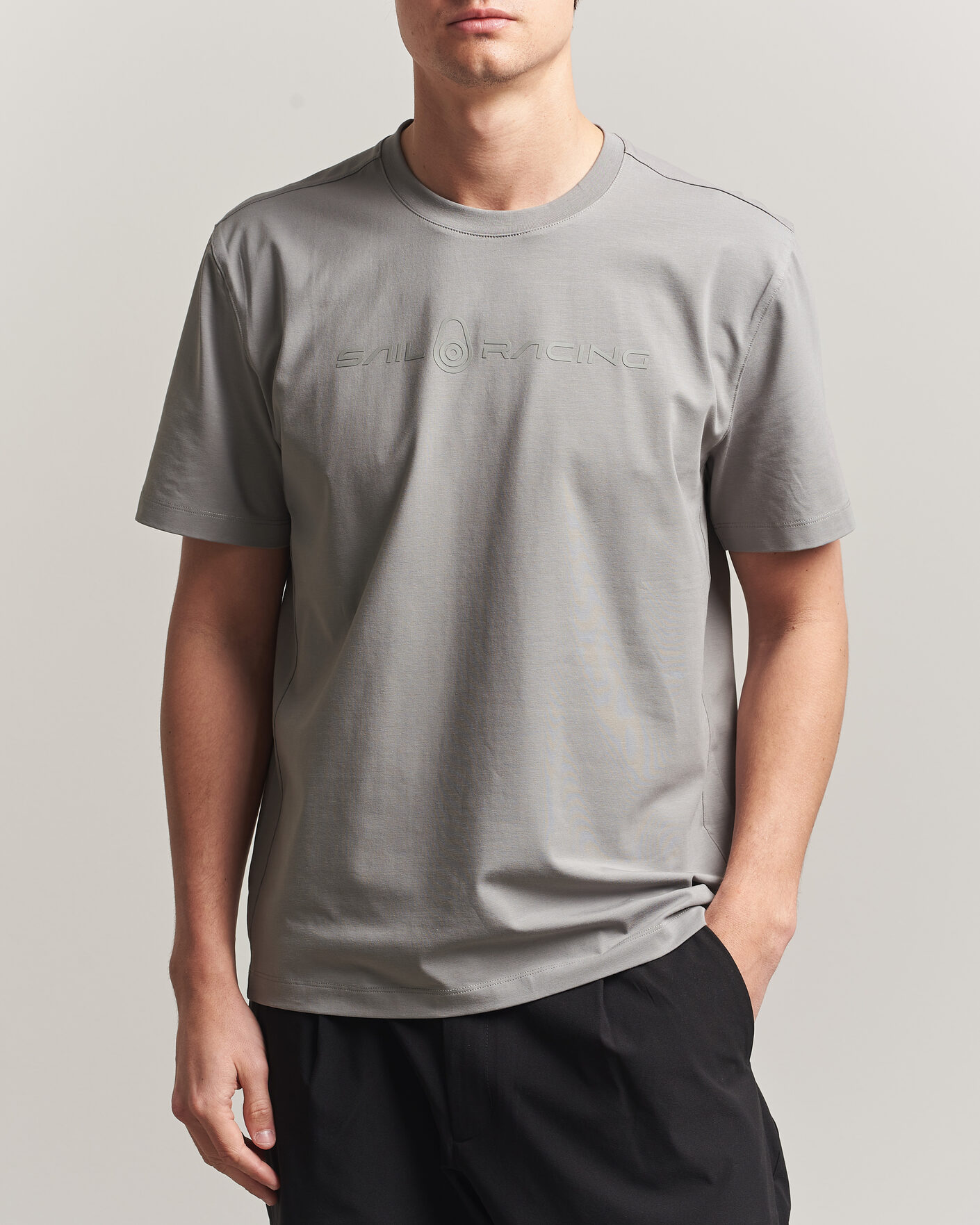 Men | T-Shirts | Sail Racing | Bowman Monochrome T-Shirt Oyster