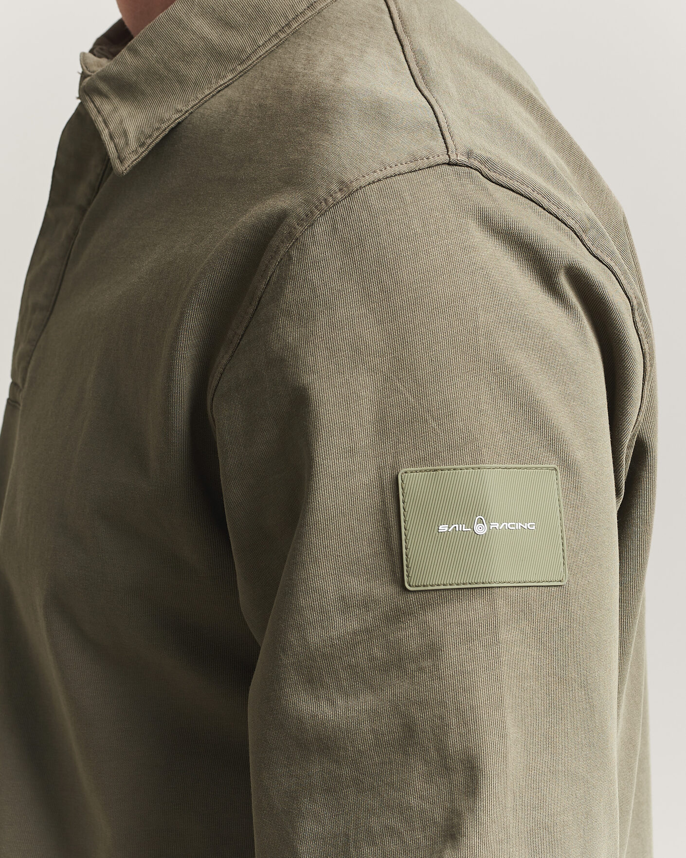 Men | Sweaters & Knitwear | Sail Racing | Wind Pigment Dyed Rugger Mud Green