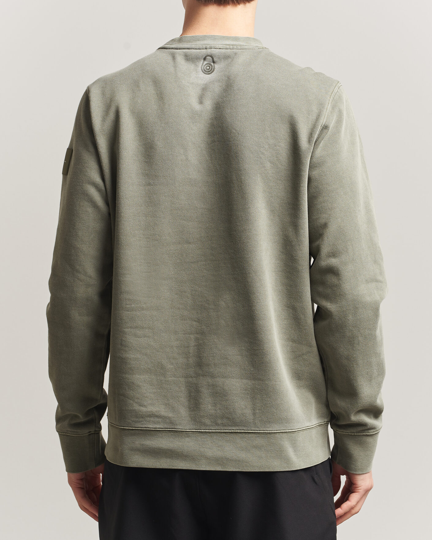Men | Sweaters & Knitwear | Sail Racing | Wind Pigment Dyed Sweatshirt Mud Green