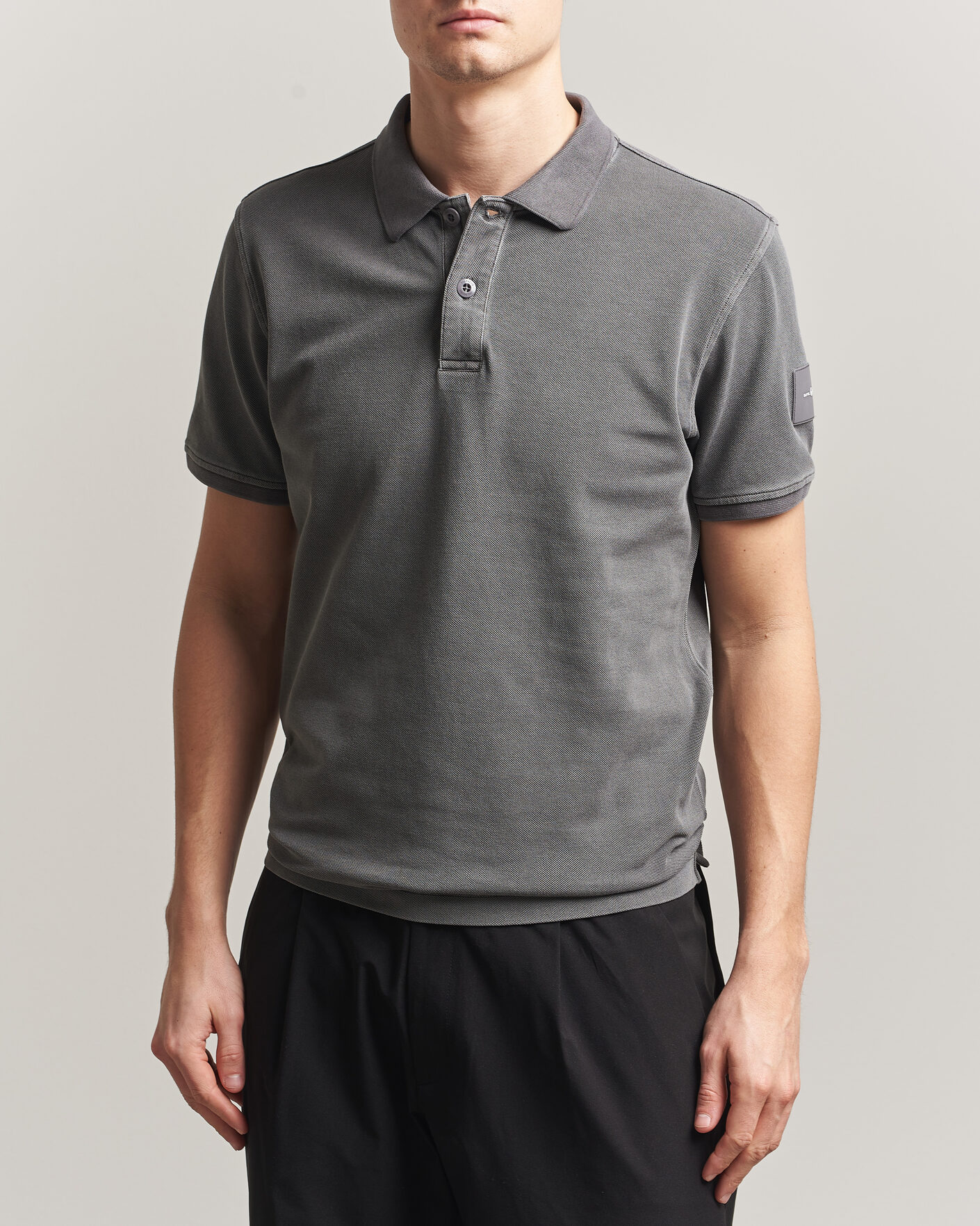 Men | Polo Shirts | Sail Racing | Wind Pigment Dyed Polo Frost Grey
