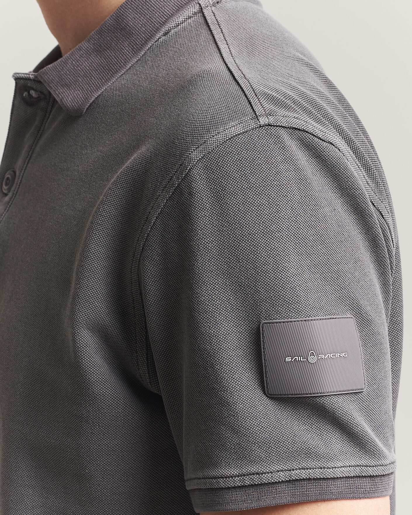 Men | Polo Shirts | Sail Racing | Wind Pigment Dyed Polo Frost Grey