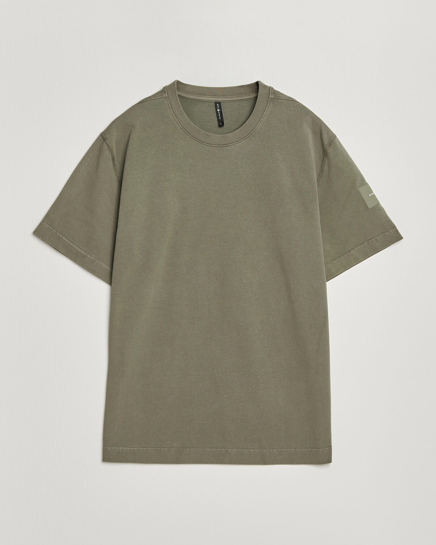 Men | T-Shirts | Sail Racing | Wind Pigment Dyed T-Shirt Mud Green