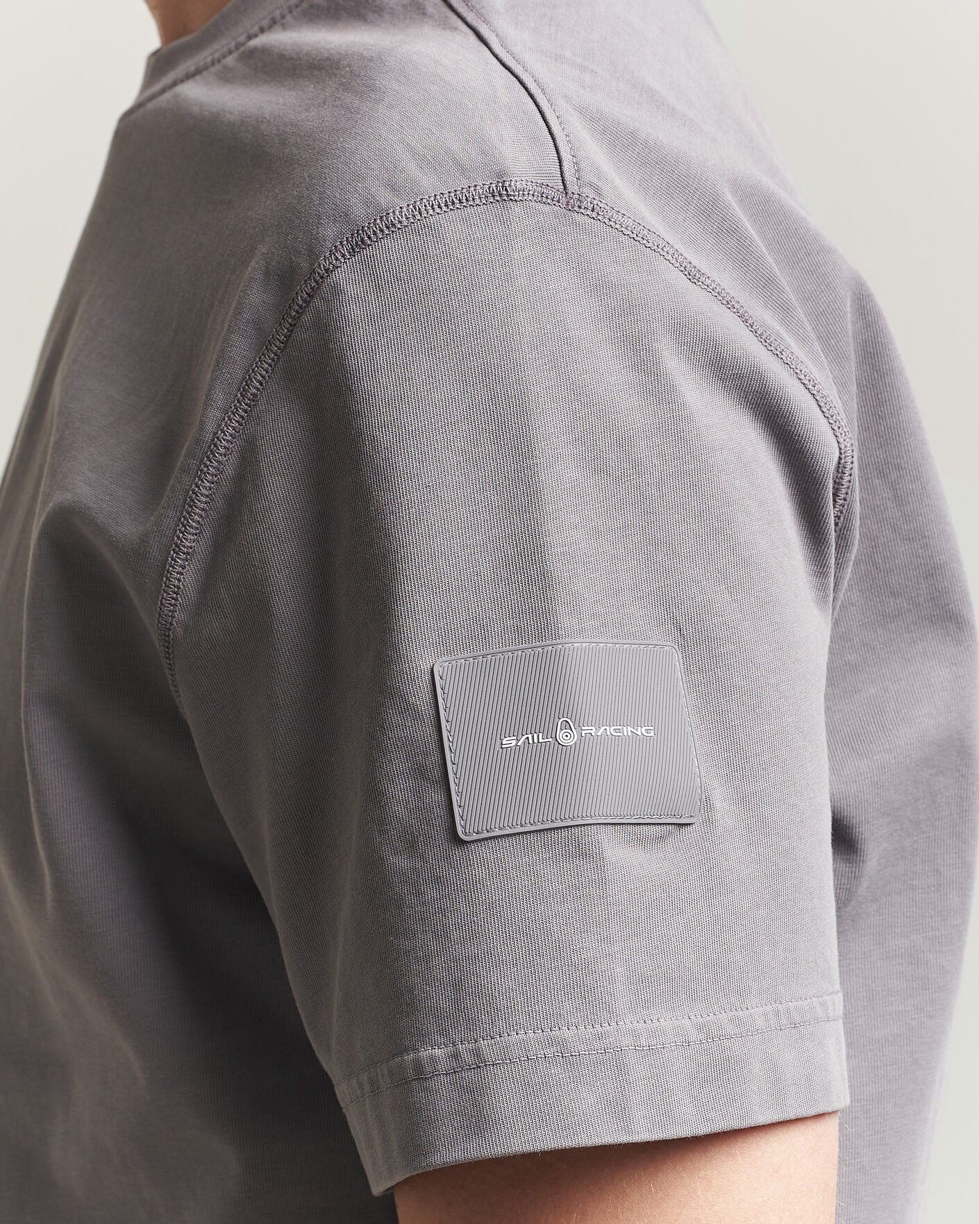Men | T-Shirts | Sail Racing | Wind Pigment Dyed T-Shirt Frost Grey
