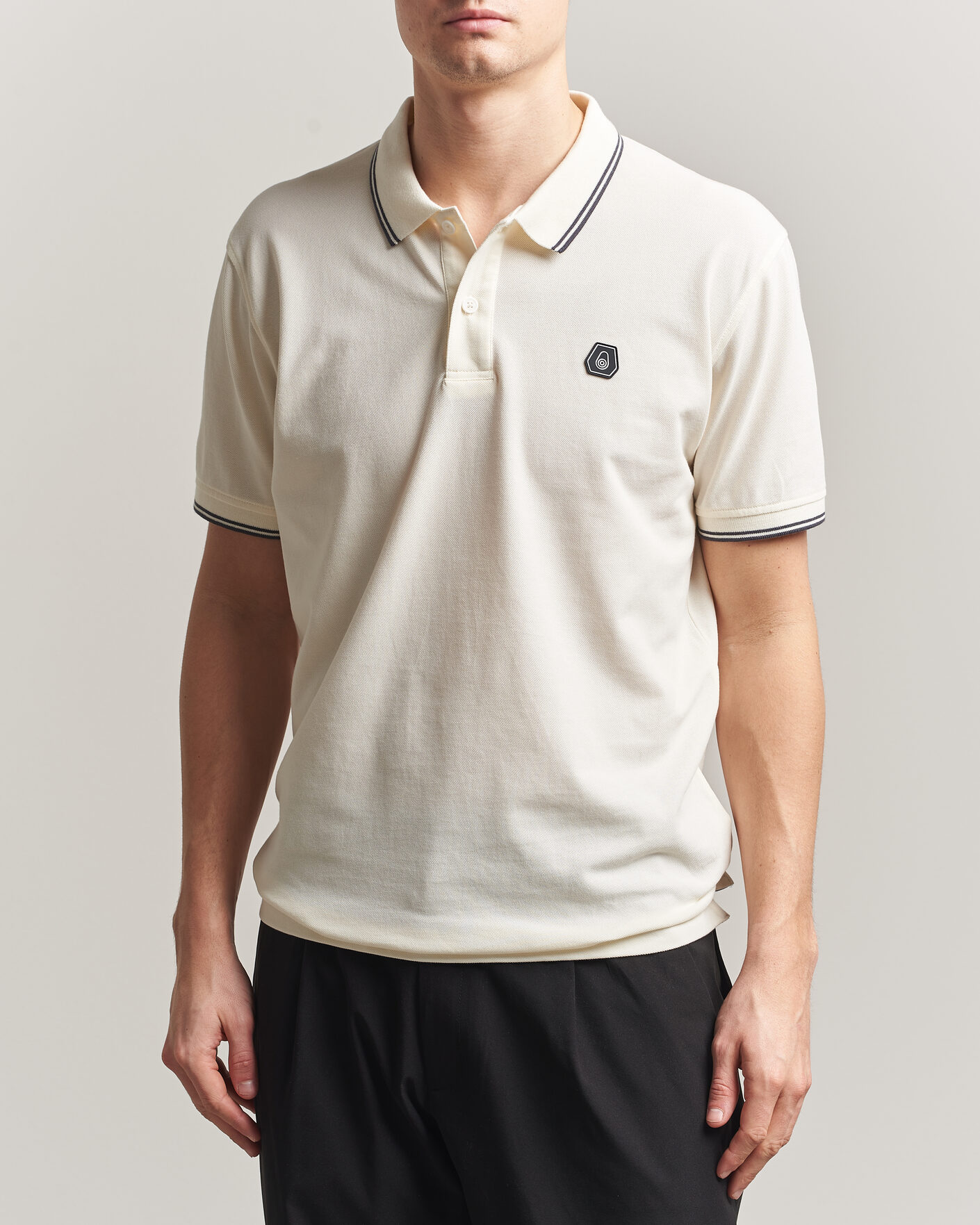 Men | Polo Shirts | Sail Racing | Fleet Polo Off White