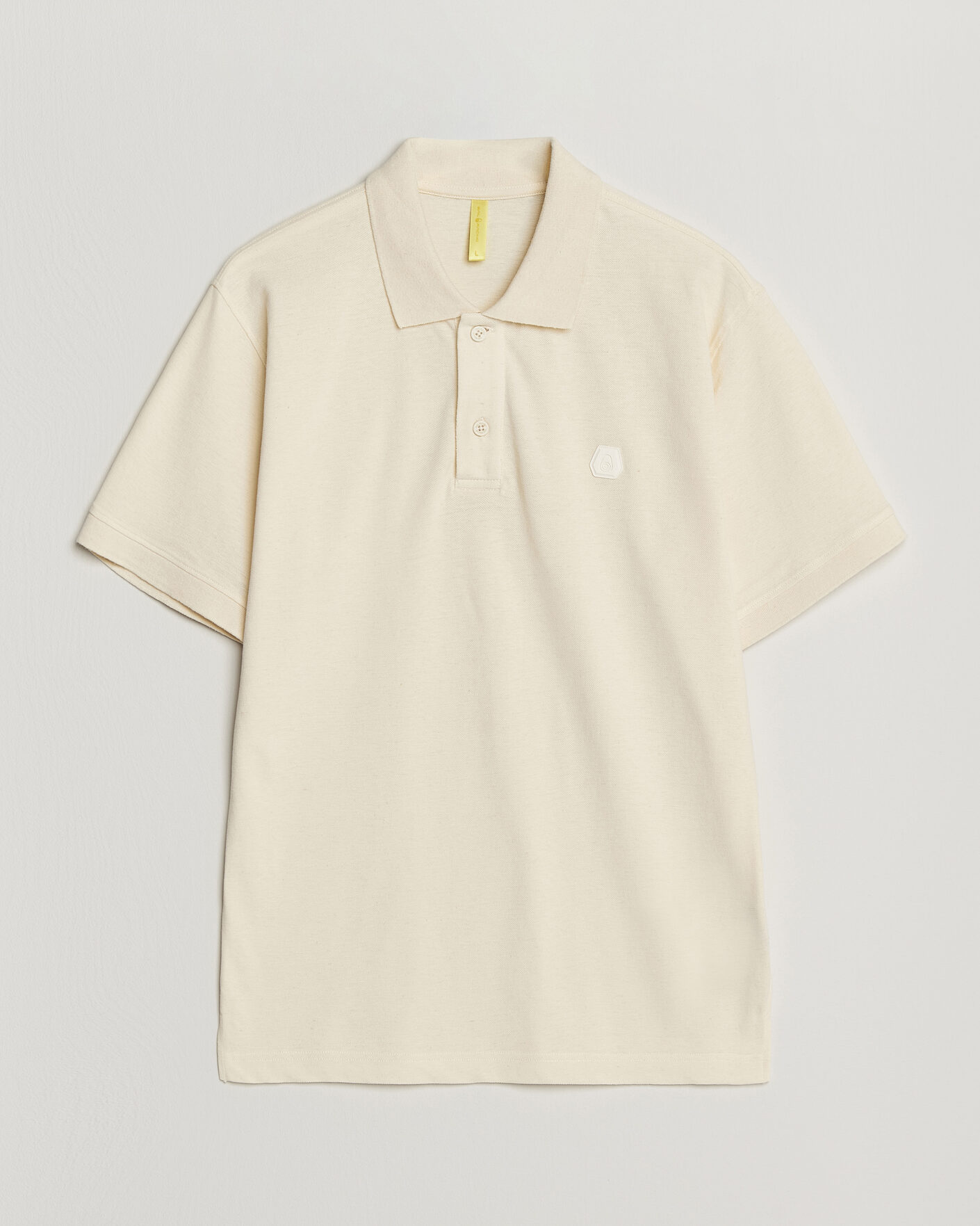 Men | Polo Shirts | Sail Racing | Tornado Cotton/Linen Pique Polo Off White