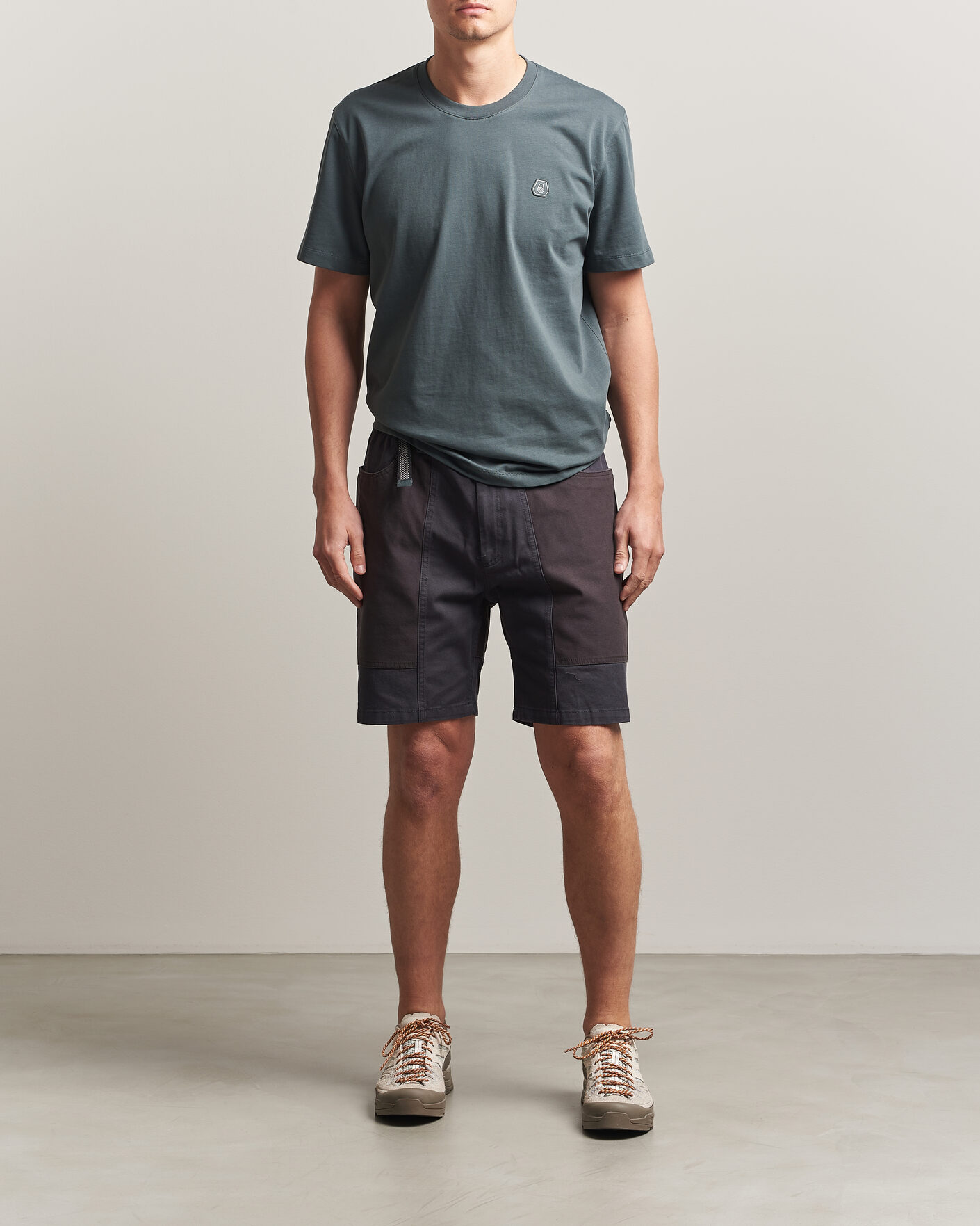 Men | Shorts | Sail Racing | Breeze Blocked Cotton Twill Shorts Dark Steel Blue