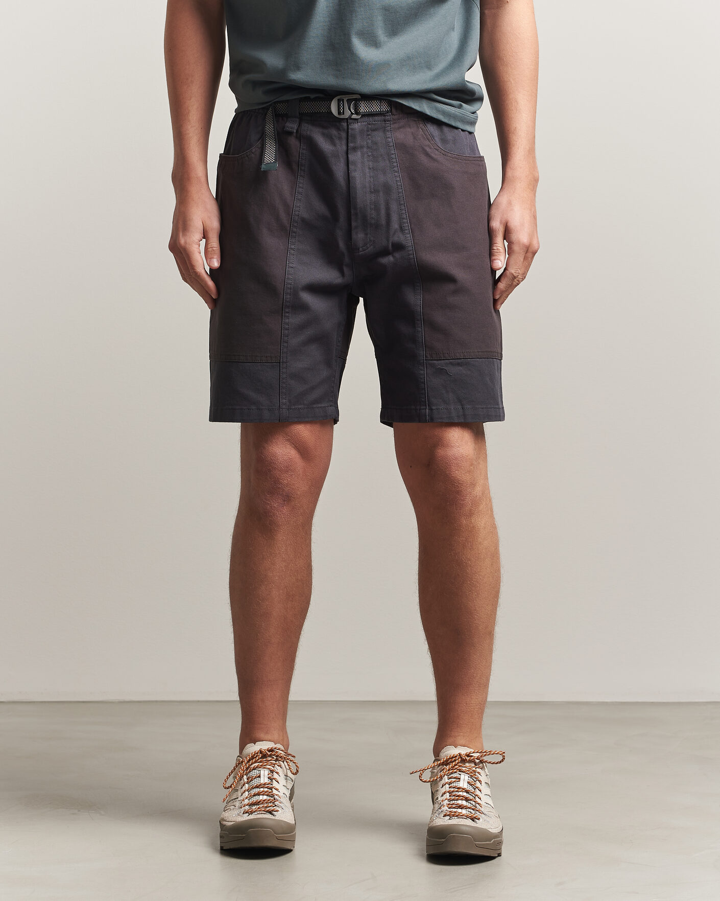 Men | Shorts | Sail Racing | Breeze Blocked Cotton Twill Shorts Dark Steel Blue