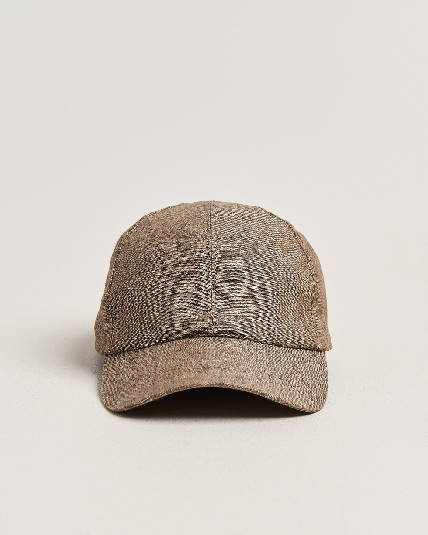 Men | Hats & Caps | Wigéns | Baseball Linen Cap Light Brown