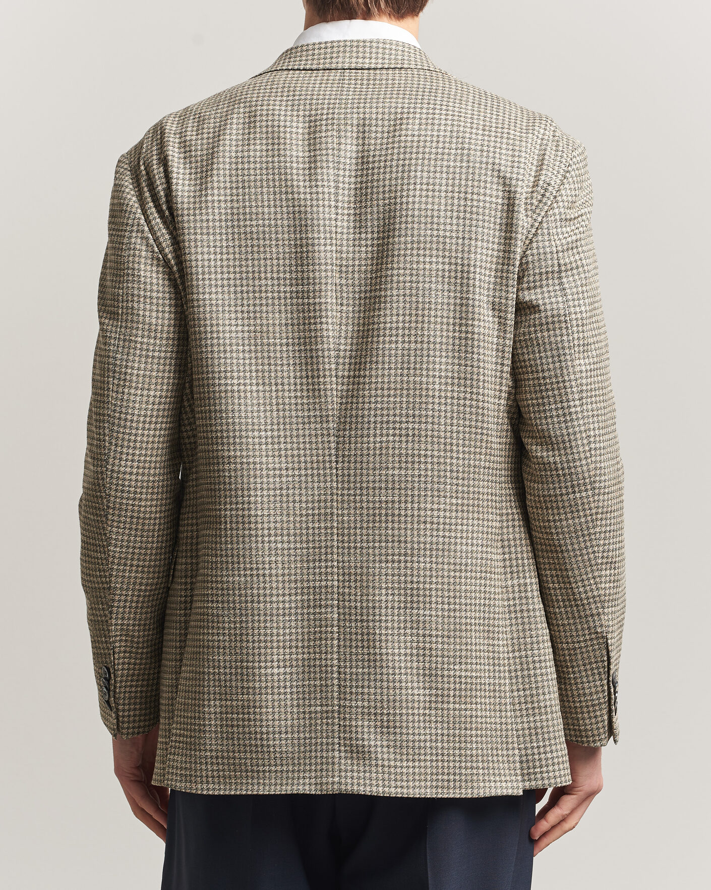 Men | Blazers | Oscar Jacobson | Robert Wool/Silk/Cotton Blazer Green